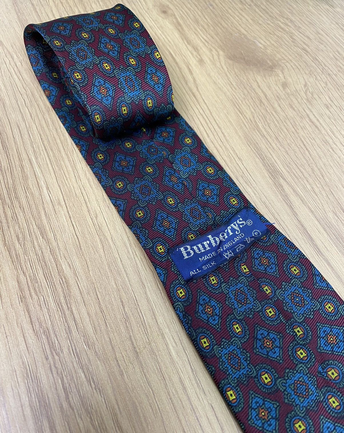 Burberry × Vintage Burberry's Vintage Silk Neck Tie multicolour print Size ONE SIZE - 4 Thumbnail