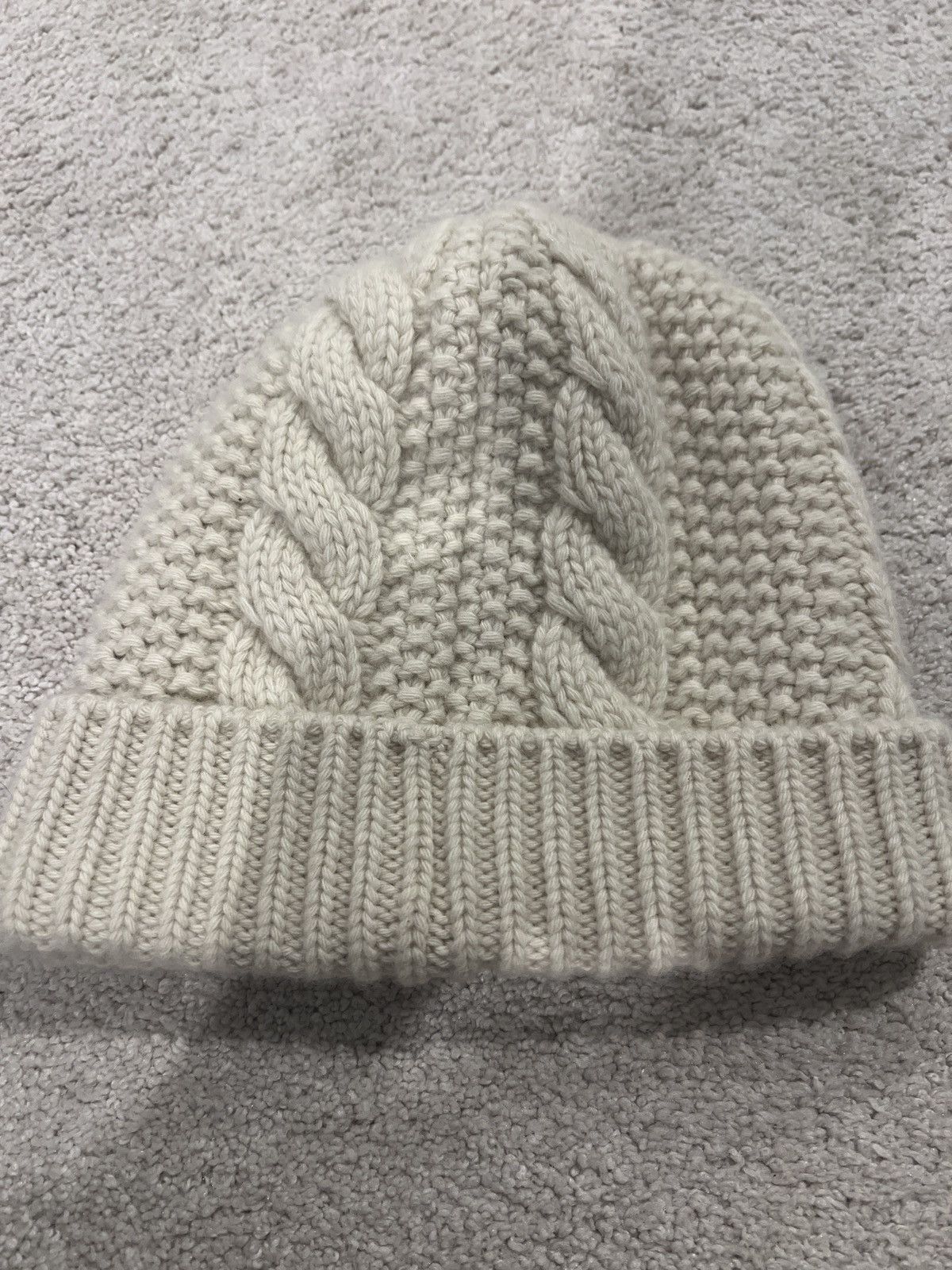 Moncler Moncler logo wool and cashmere beanie Size ONE SIZE - 3 Thumbnail