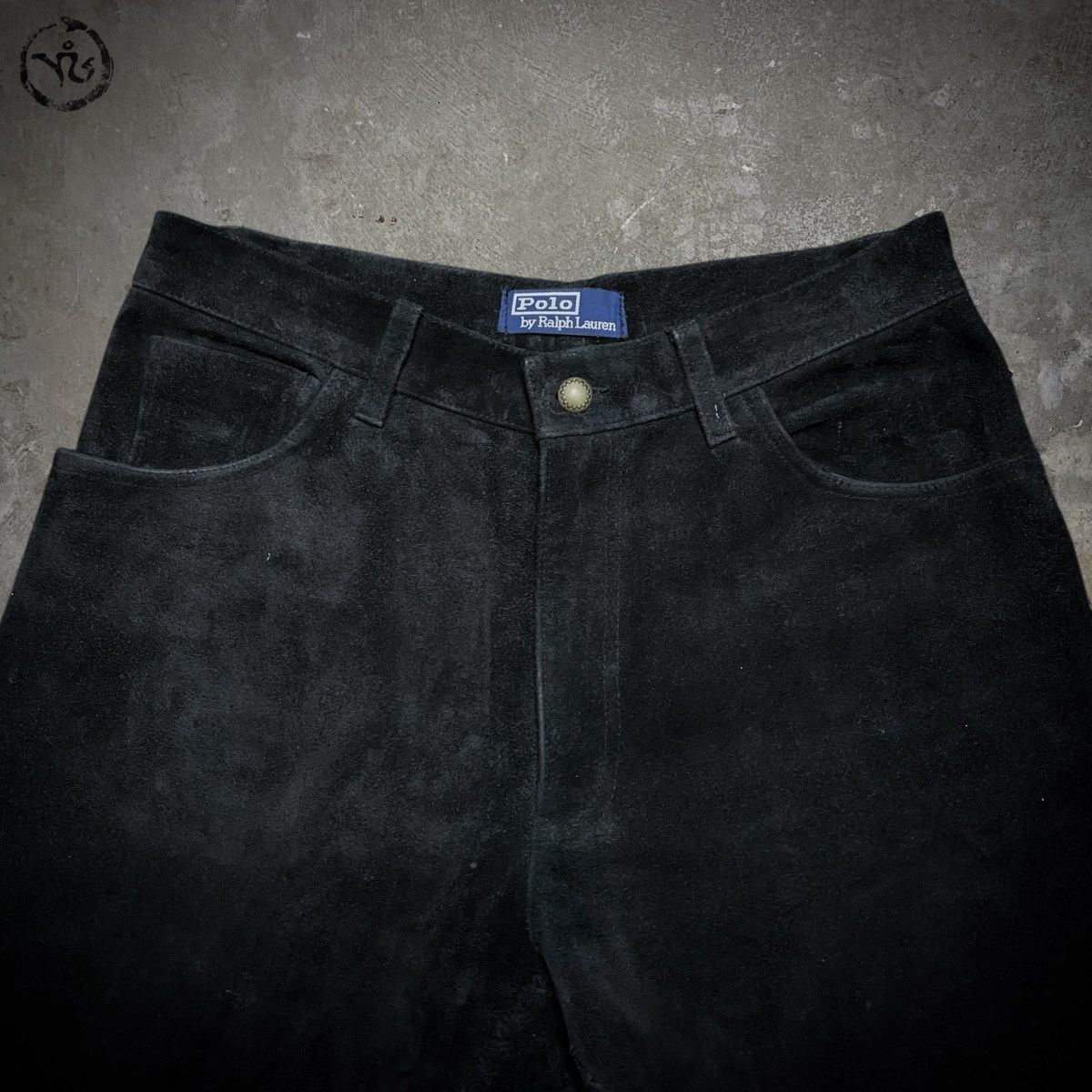 Polo Ralph Lauren Flared Western Leather Pants