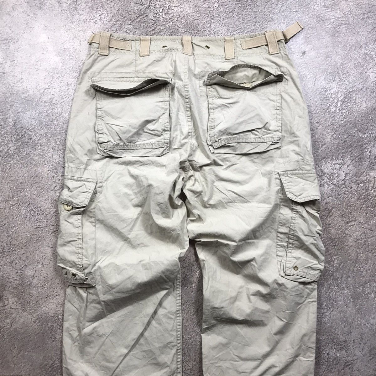 Vintage Vintage Y2K Baggy Cargo Pants Distressed Khaki Relaxed 33 Size US 33 - 8 Thumbnail