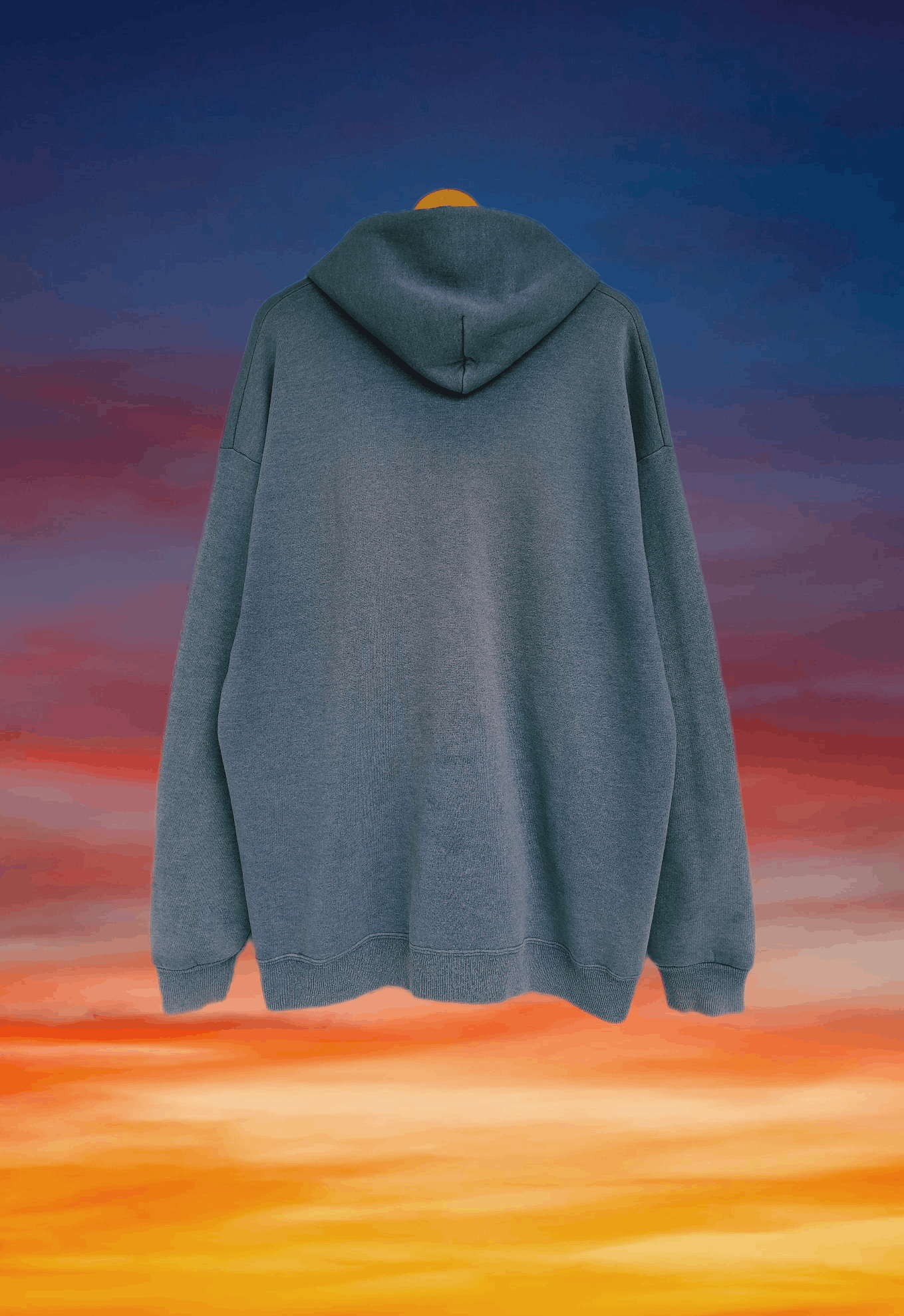 Rap Tees Vintage 90s Lee blank faded zip hoodie rap tee style Size US XL / EU 56 / 4 - 2 Thumbnail