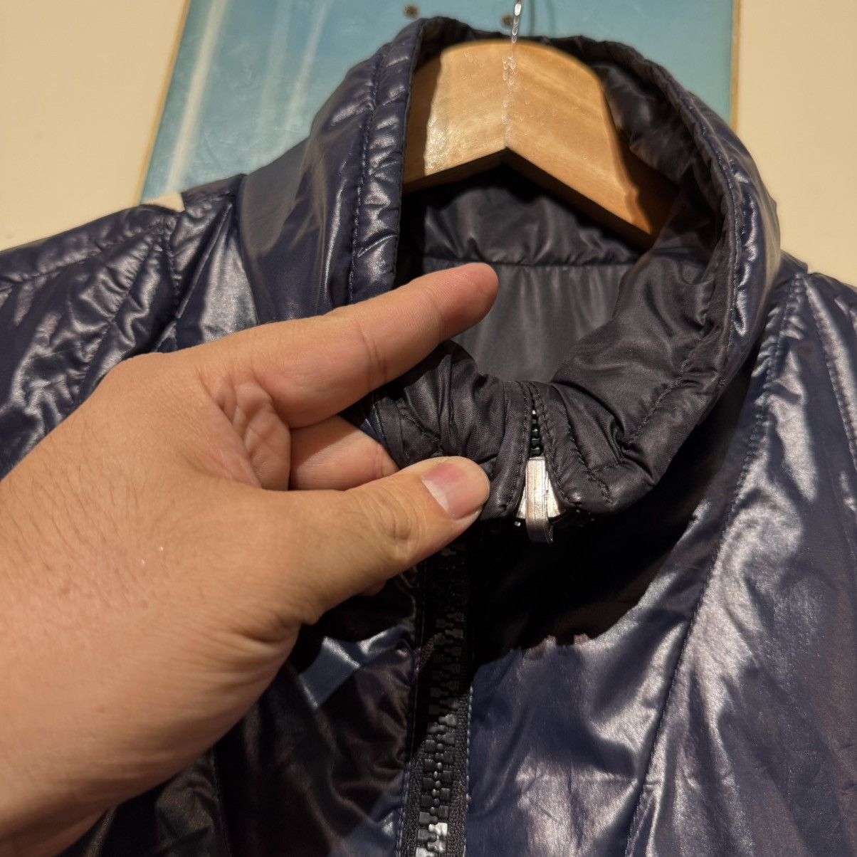 Moncler Moncler Vintage Reversible "M" Chevron Down Puffer Jacket Size US S / EU 44-46 / 1 - 7 Thumbnail