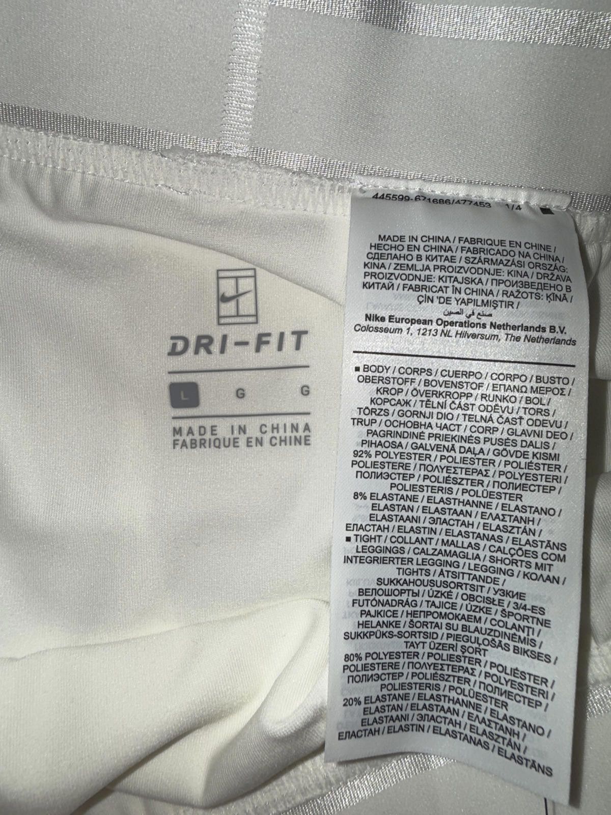 Nike Nike Womens Court Slam Dri-Fit Tennis Skort Skirt Sample Size 36" / US 14 / IT 50 - 7 Thumbnail