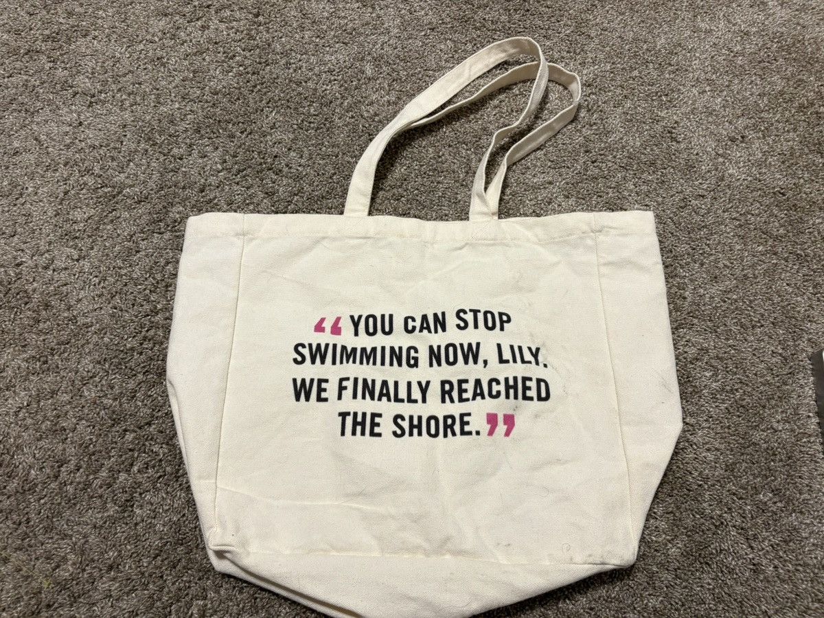 Vintage (Colleen Hoover) It Ends With Us Promo Tote Bag: 18” Size ONE SIZE - 2 Thumbnail