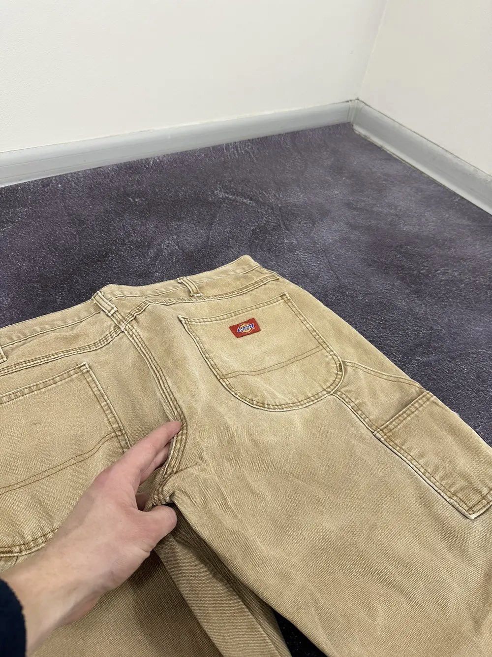 Dickies Vintage 90s Dickies Carpenter Opium Faded Cargo Work Pants Size US 38 / EU 54 - 8 Thumbnail