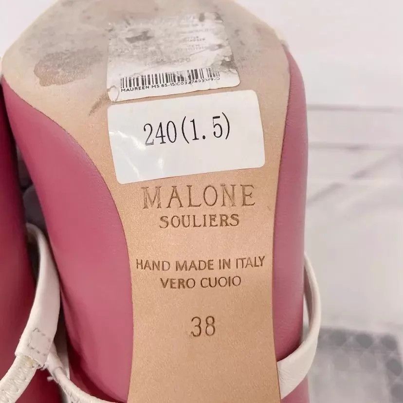 Malone Souliers MALONE SOULIERS Pink Heeled Sandals EU 38 Size US 7.5 / IT 37.5 - 6 Thumbnail