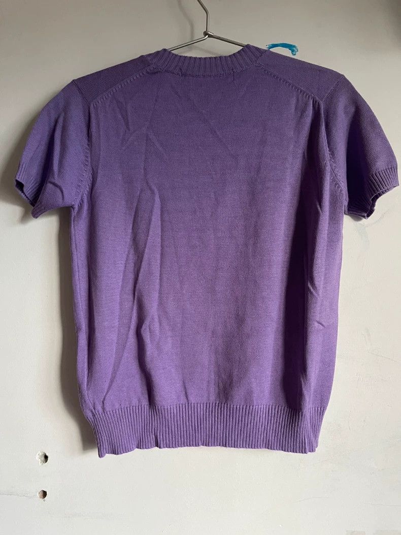 Comme des Garcons Comme des Garcons Purple cotton short-sleeved round neck k Size S / US 4 / IT 40 - 5 Thumbnail