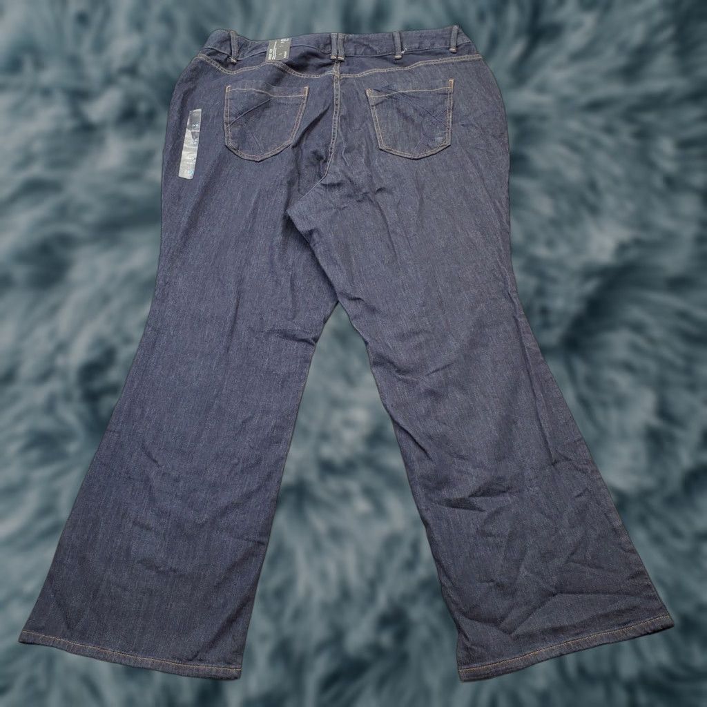 Vintage Lane Bryant Womens Distinctly Boot Jeans 24W Blue Denim Streetwear Size 24W Womens Size 42" / US 20 - 1 Thumbnail