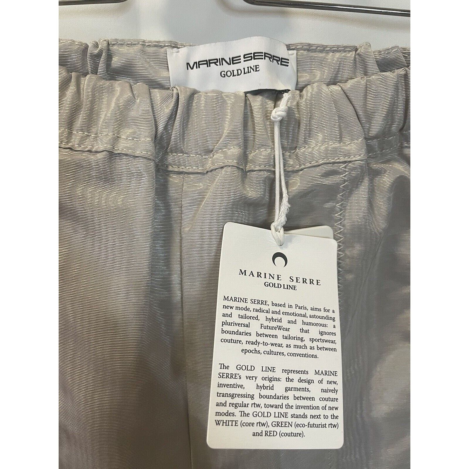 Marine Serre FW19 Marine Serre Radiation Space Grey Moire Trousers Size S Size US 32 / EU 48 - 6 Thumbnail