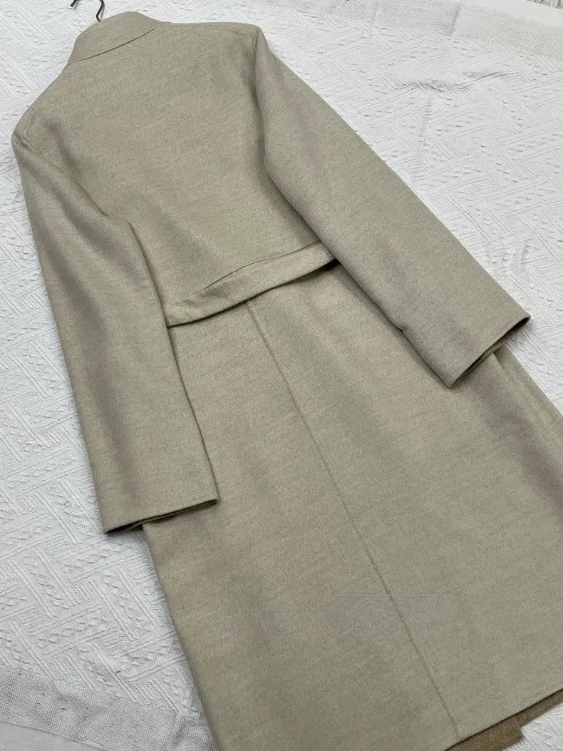 Hermes Hermes Beige and Leather Faux Fur Vest Jacket Size XXS / US 00 / IT 34 - 4 Thumbnail