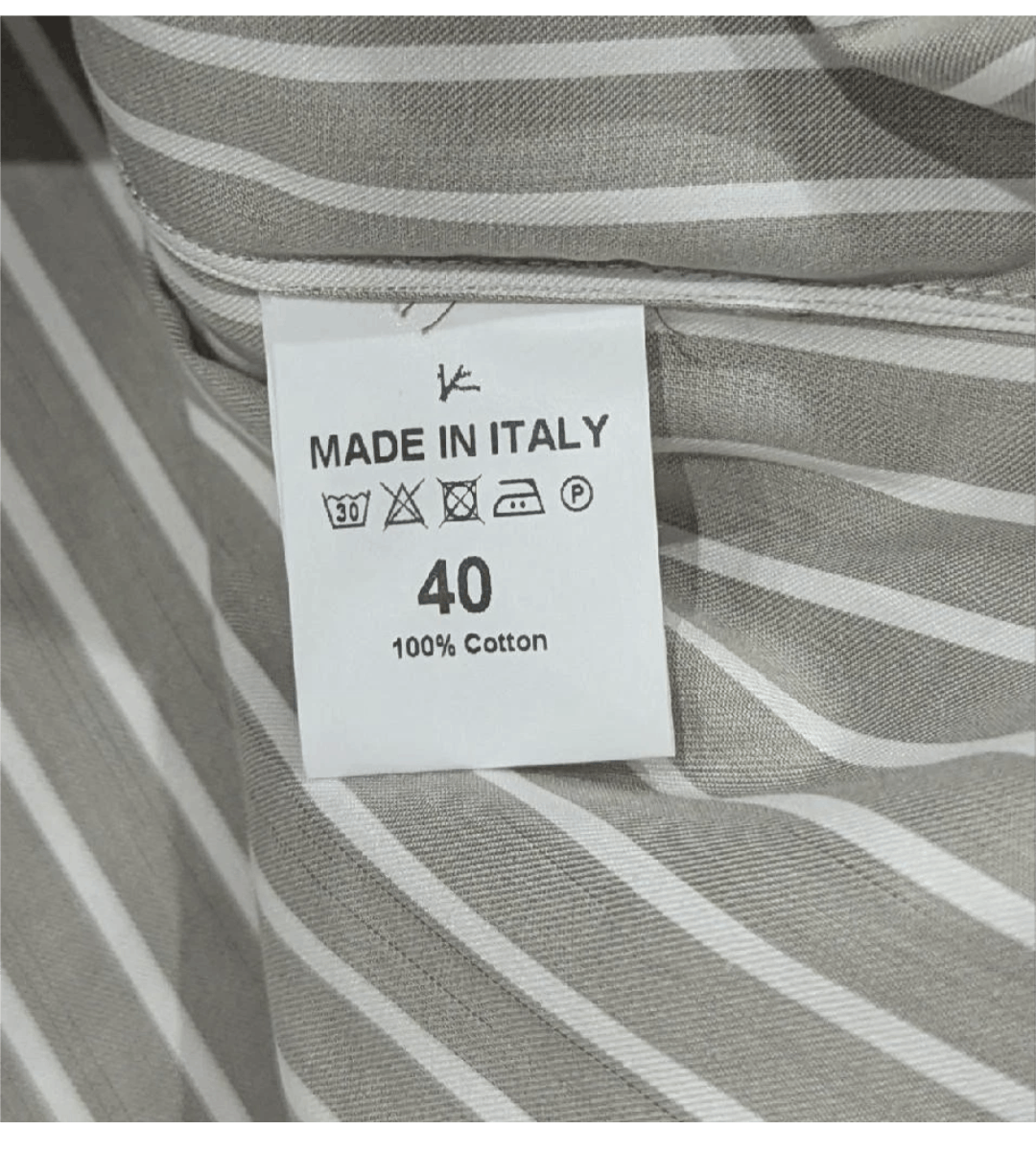 Isaia ISAIA Striped SS Button Up Camp Shirt Gray 40 US Medium Size US M / EU 48-50 / 2 - 7 Thumbnail