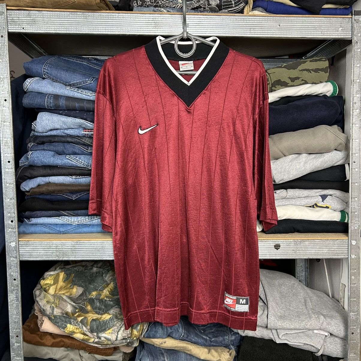 Nike Vintage Nike Made In USA swoosh 90’s jersey tee Size US M / EU 48-50 / 2 - 1 Thumbnail