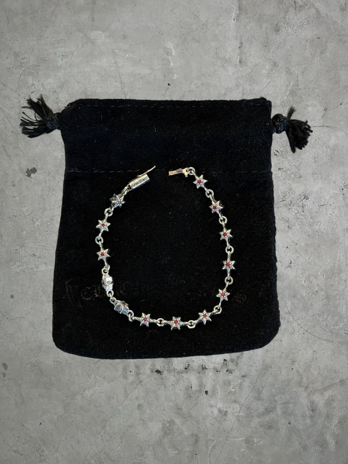 Chrome Hearts Chrome Hearts Ruby Star Bracelet Size ONE SIZE - 1 Thumbnail