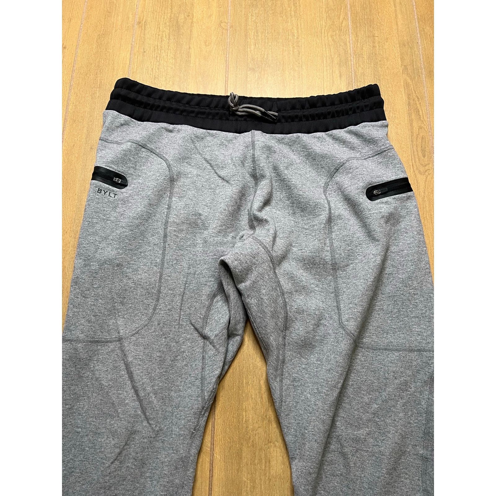 BYLT Premium Basics BYLT Premium Jogger Pants Mens Sz XXL Gray Black gym workout Size US 38 / EU 54 - 2 Thumbnail