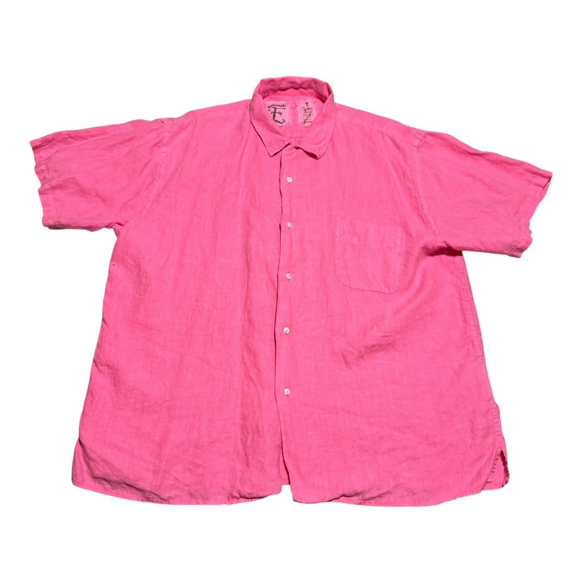 Other Europann Pink 100% Linen Casual Button Down Shirt Men's 2XL Size US XXL / EU 58 / 5 - 1 Thumbnail