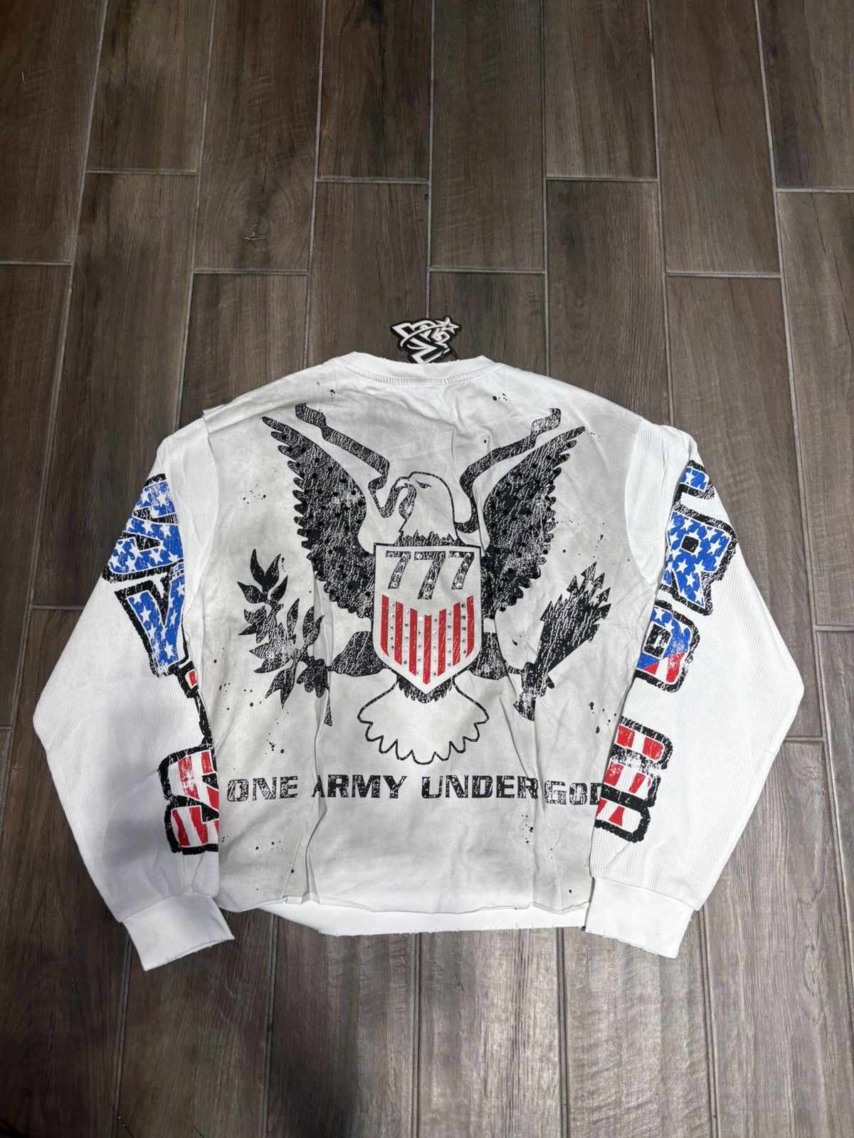 TRIPLE SEVENS Triple Sevens Trade War L/S Tee White Size US M / EU 48-50 / 2 - 2 Thumbnail
