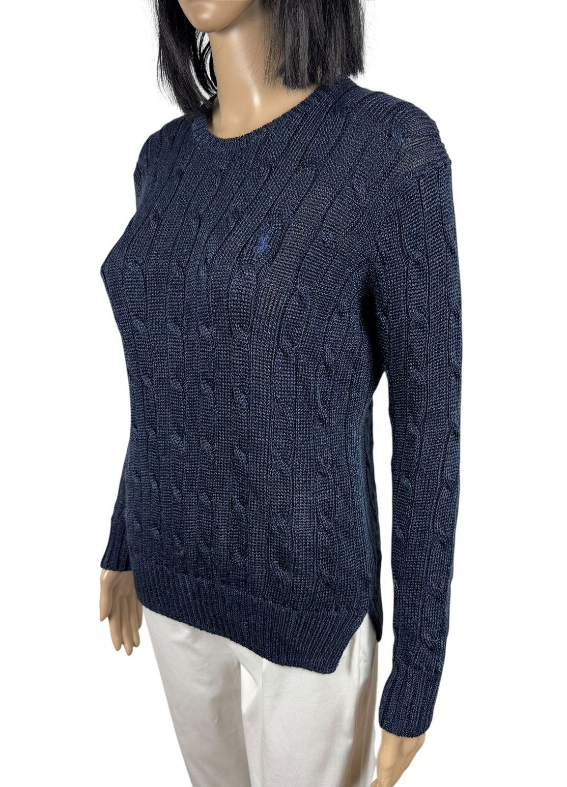 Polo Ralph Lauren Polo Ralph Lauren Knit Sweater Cable Lurex Cotton size XS Size XS / US 0-2 / IT 36-38 - 4 Thumbnail