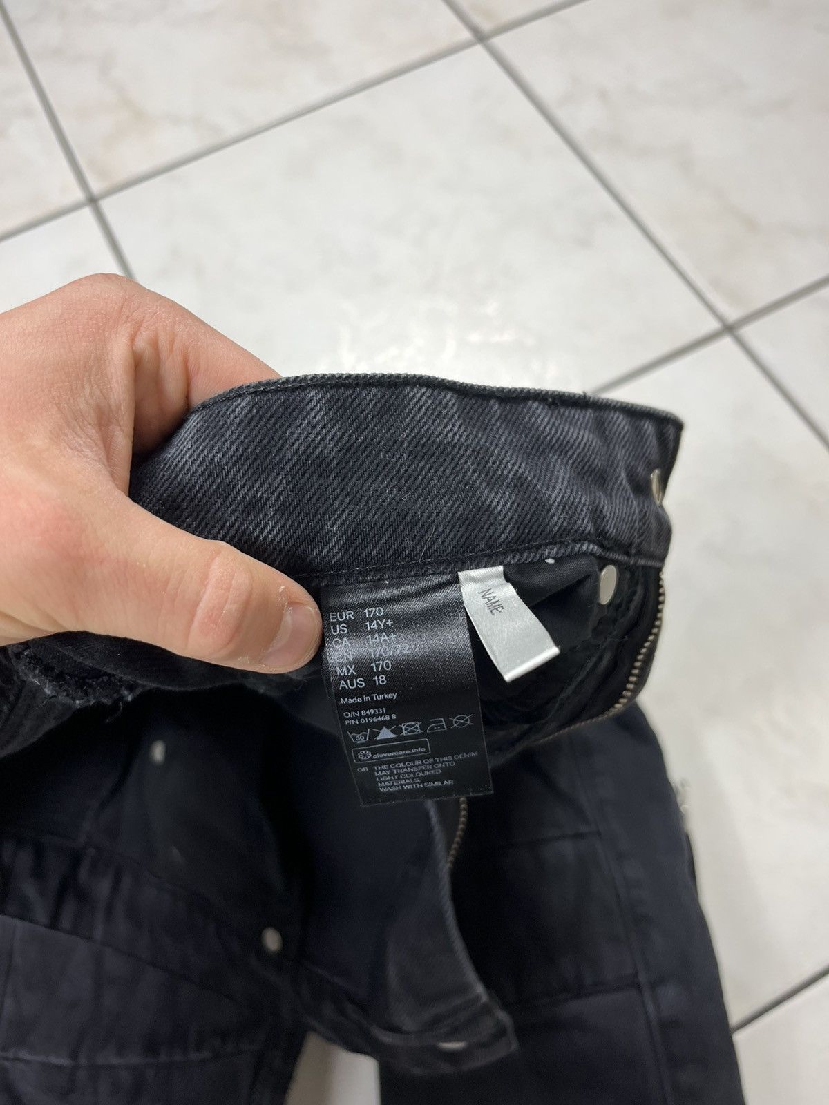 H&M × Isabel Marant × Isabel Marant Etoile Isabel Marant Pour H&M biker washed denim jeans zip pants Size US 28 / EU 44 - 19 Thumbnail