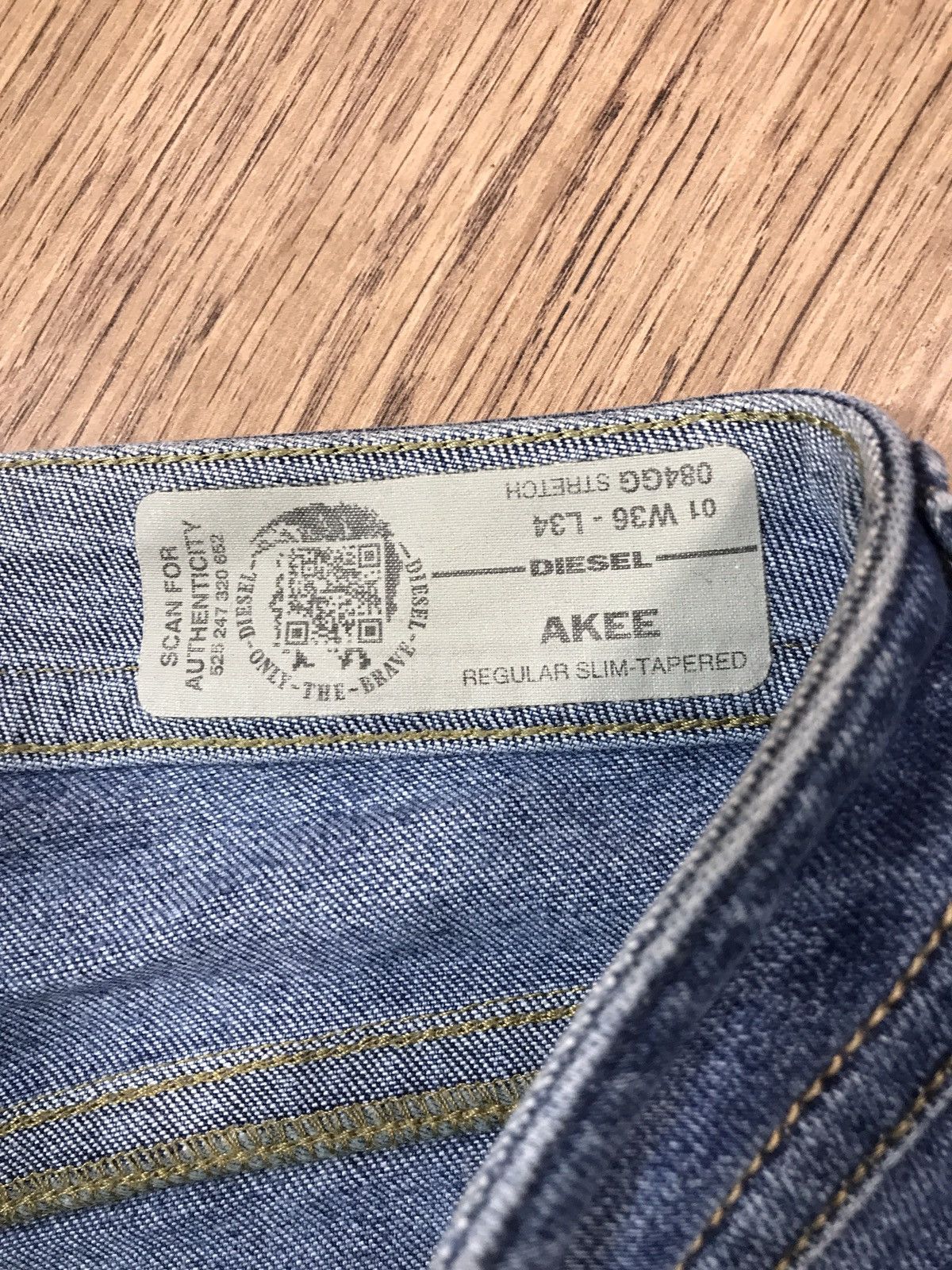 Diesel × Vintage Vintage Diesel Distressed Denim Pants Jeans Size US 36 / EU 52 - 6 Thumbnail