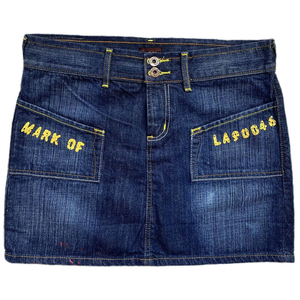 Japanese Brand × Vintage × Von Dutch VONDUTCH - Y2K MINI SKIRT Size 32" / US 10 / IT 46 - 4 Thumbnail
