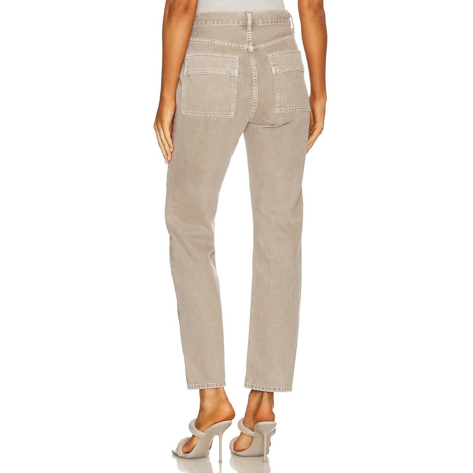 Agolde Agolde Cooper Cargo Womens Jeans In Drab Wash Size 24 Size 24" / US 00 / IT 34 - 3 Thumbnail