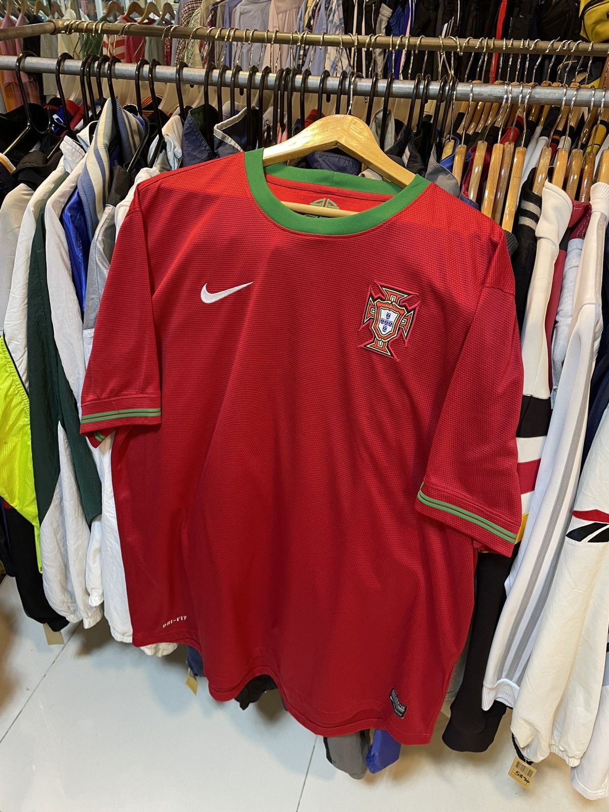 Nike 2012 Portugal Home Kit CR7 Size US XXL / EU 58 / 5 - 2 Thumbnail