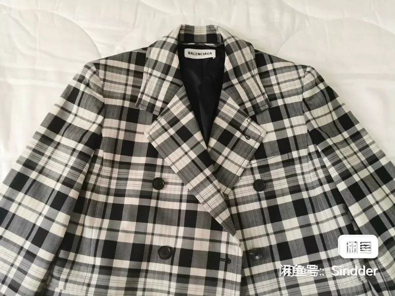 Balenciaga Balenciaga size 36 Double-breasted wool overcoat Size L / US 10 / IT 46 - 2 Thumbnail