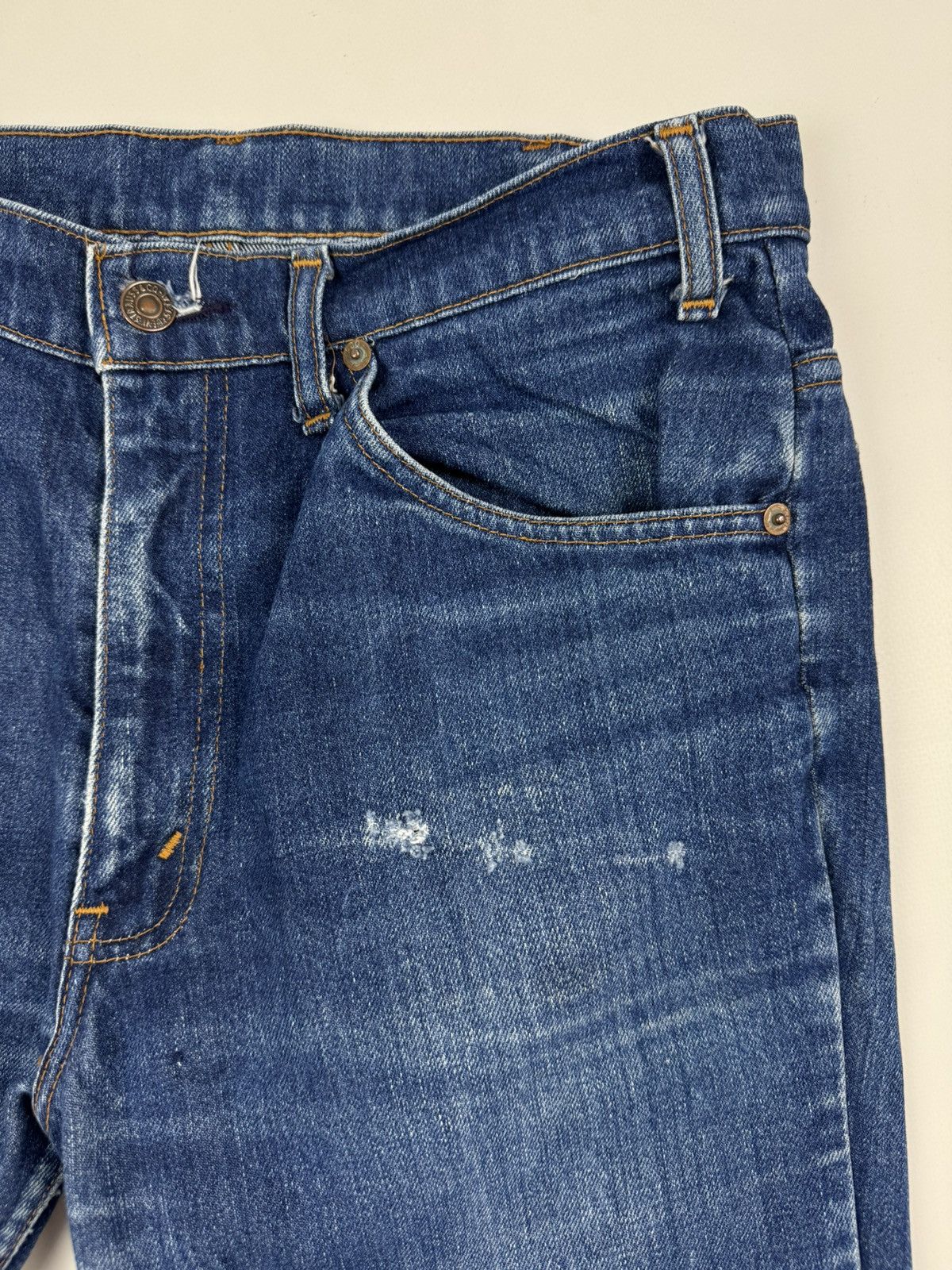 Levi's 80’s Vintage Levi’s 620-0217 Distressed Orange Tab Jeans Size US 34 / EU 50 - 8 Thumbnail