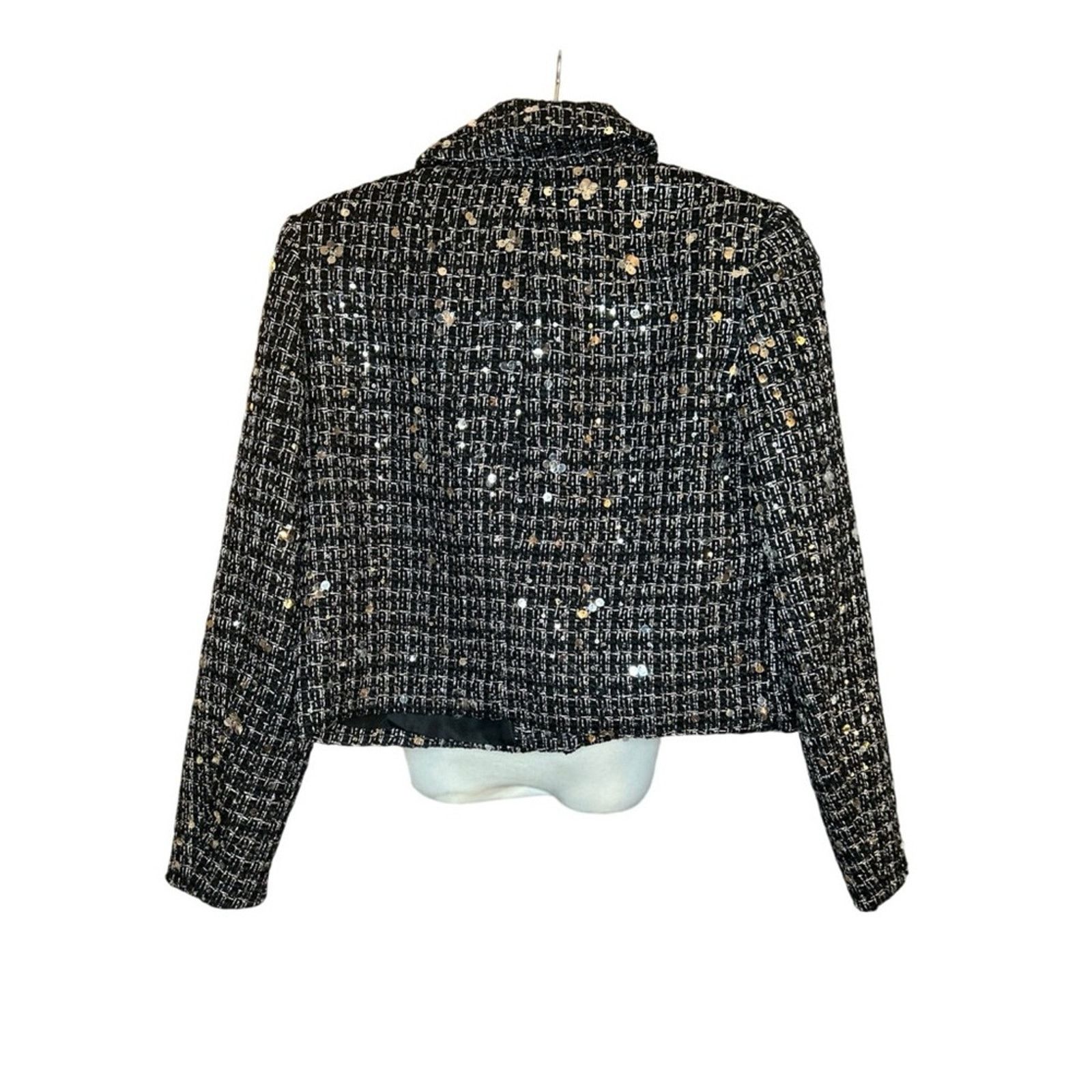 Zara NWT- Zara- textured sequins jacket- small Size XS / US 0-2 / IT 36-38 - 5 Thumbnail