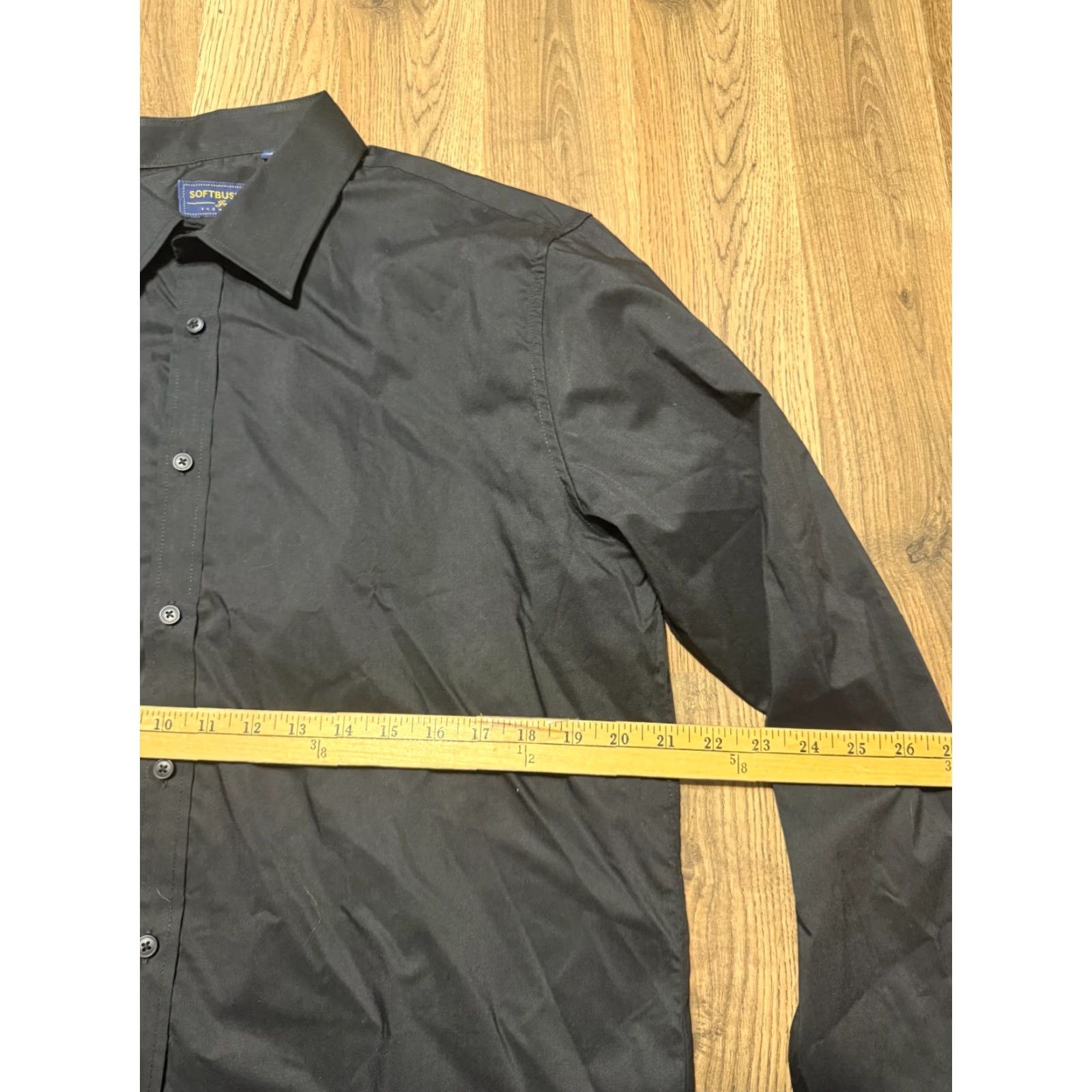 Vintage Soft Business Shirt Men’s Size Large Black Long Sleeve Button-Up Shirt Size US L / EU 52-54 / 3 - 6 Thumbnail