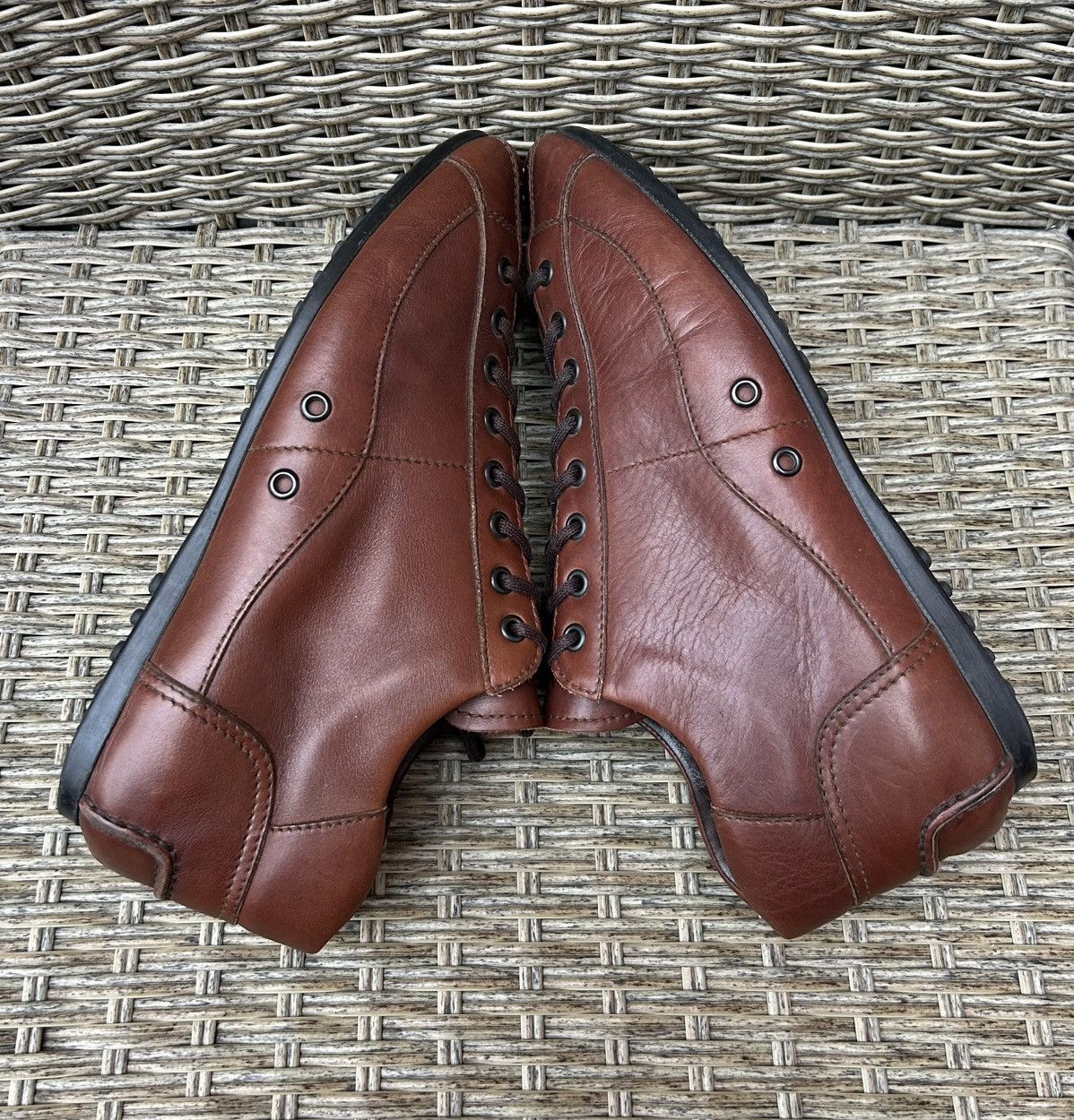 Car Shoe The Original Car Shoe By Prada Leather Brown Shoes Sneakers Size US 7.5 / EU 40-41 - 5 Thumbnail