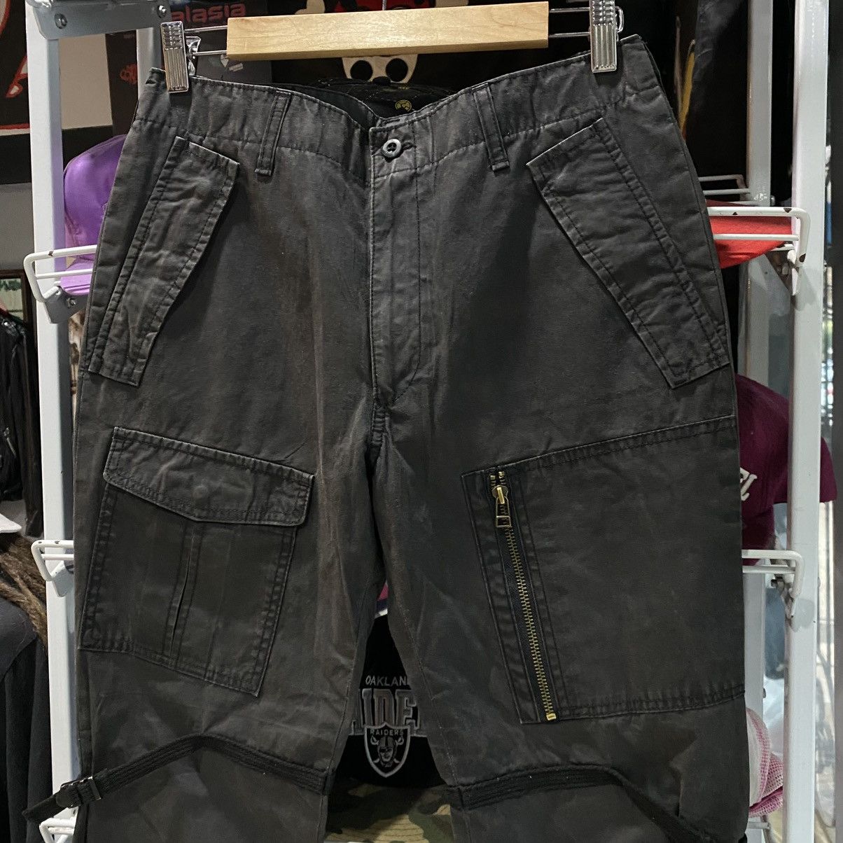 ABAHOUSE Japanese Abahouse Bondage Cargo Semantic Denim Rare Design Size US 32 / EU 48 - 3 Thumbnail