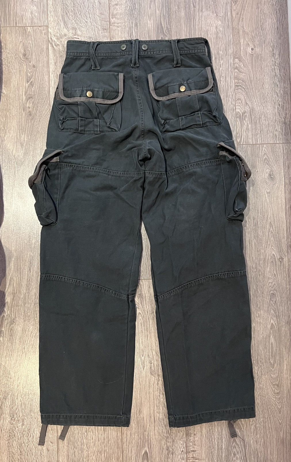 Vintage Vintage Over-dyed Military Cargo Pants Size US 28 / EU 44 - 3 Thumbnail