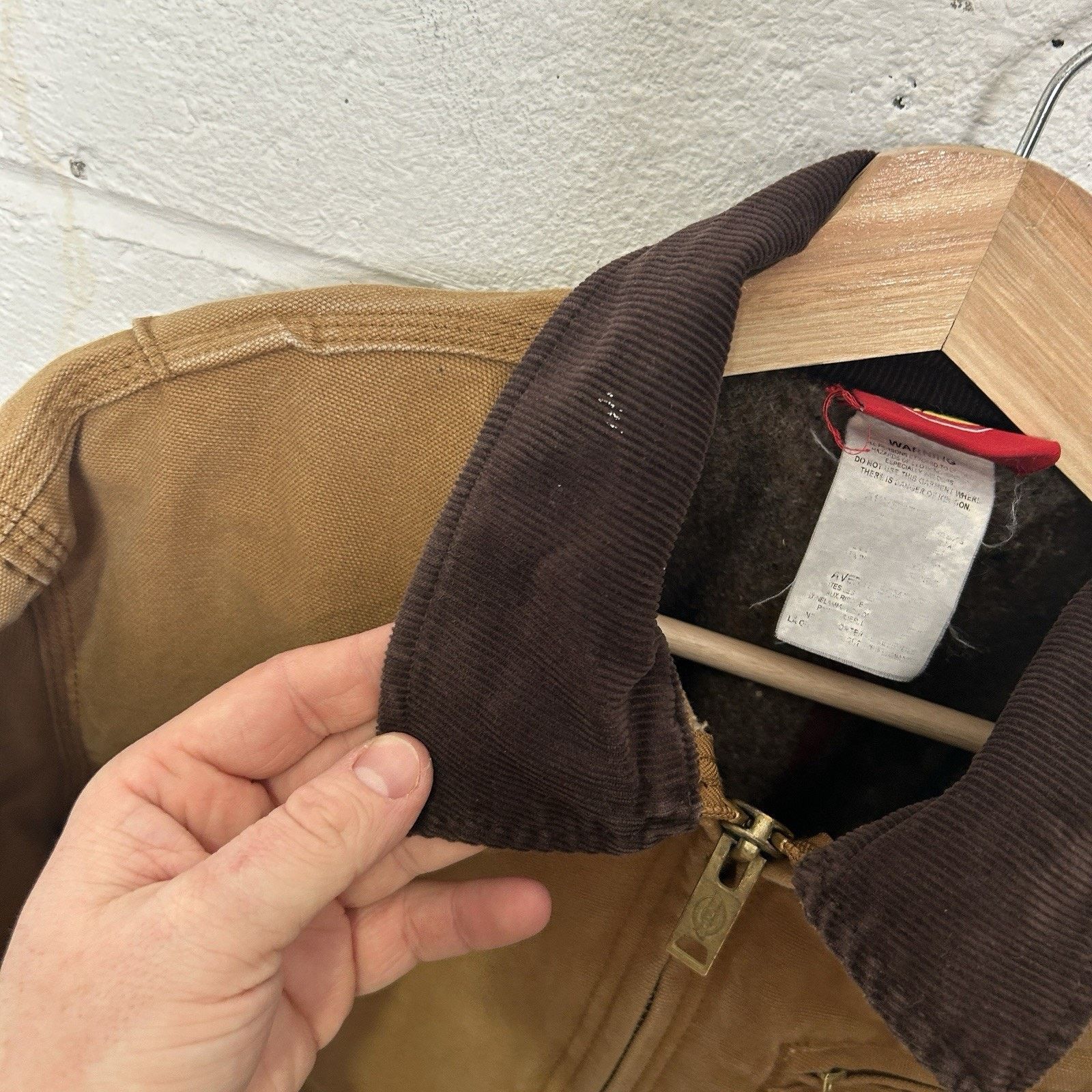 Vintage Dickies Blanket-Lined Canvas Detroit Jacket “Brown”