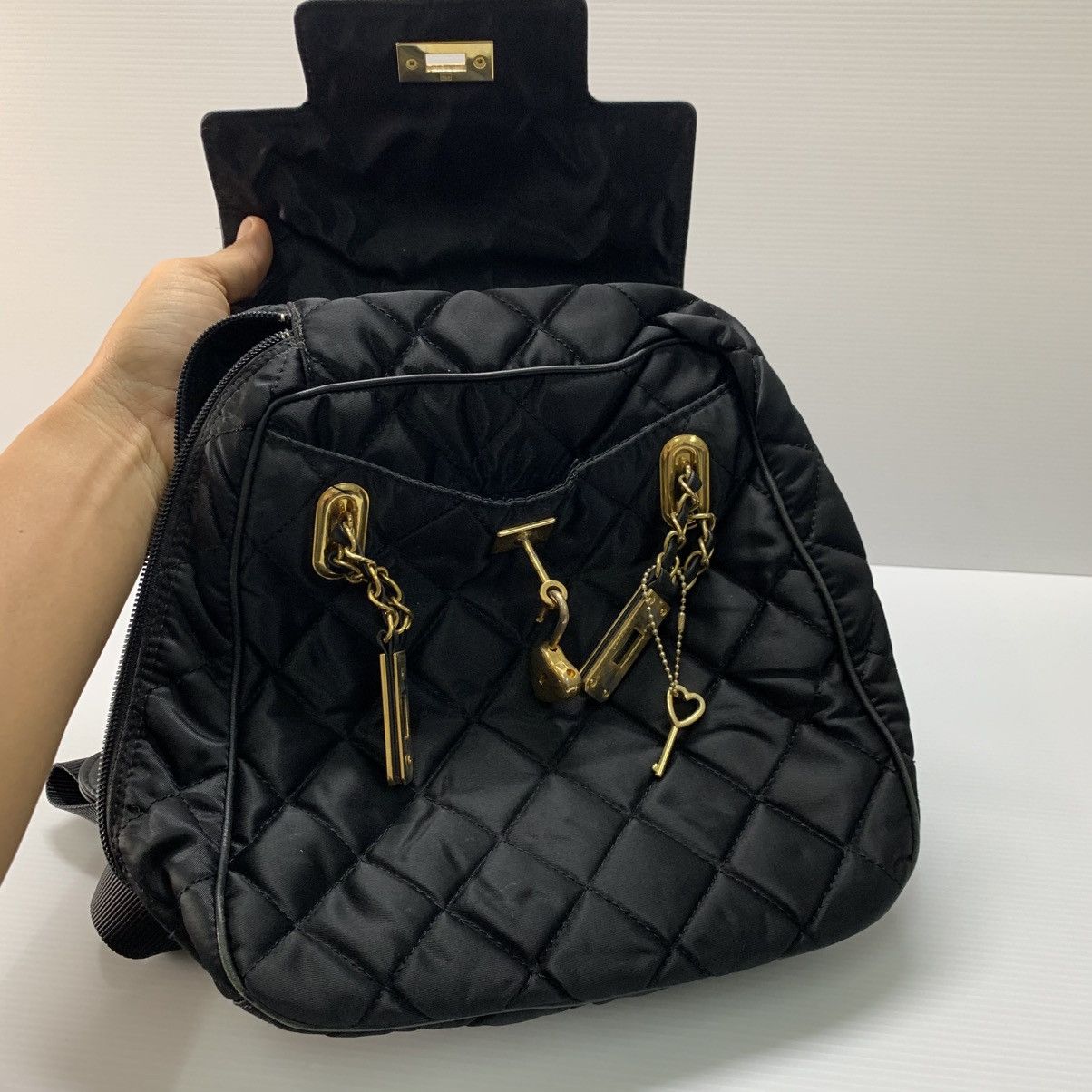 Moschino Moschino Nylon Backpack Size ONE SIZE - 10 Thumbnail