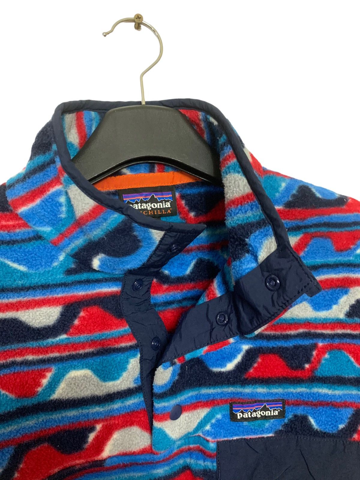 RARE PATAGONIA SYNCHILLA SMALL LOGO SINGLE POCKET FLEECE