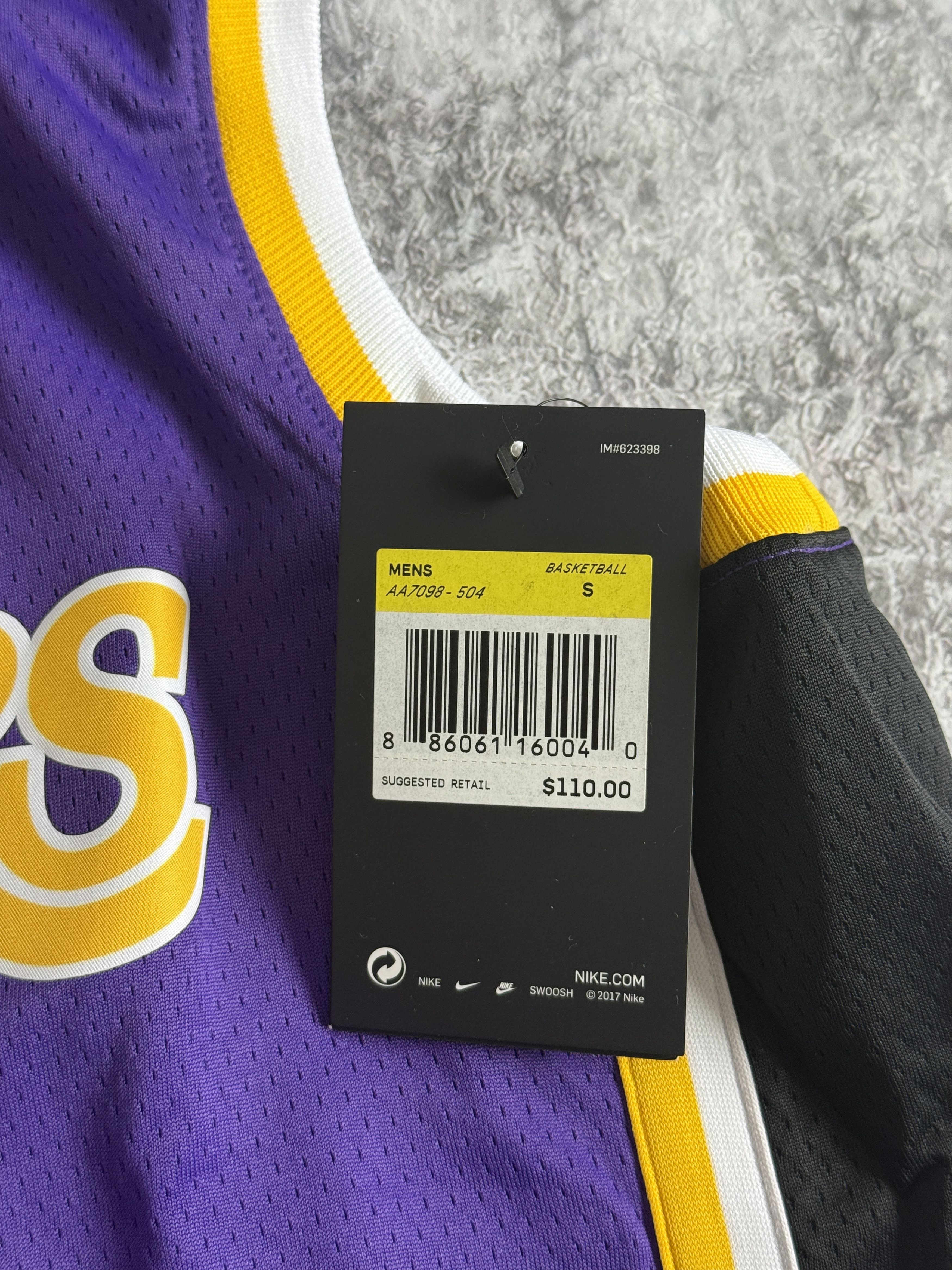 Nike Los Angeles Lakers Swingman Jersey Nike NBA AA7098-504 S Size US S / EU 44-46 / 1 - 4 Thumbnail