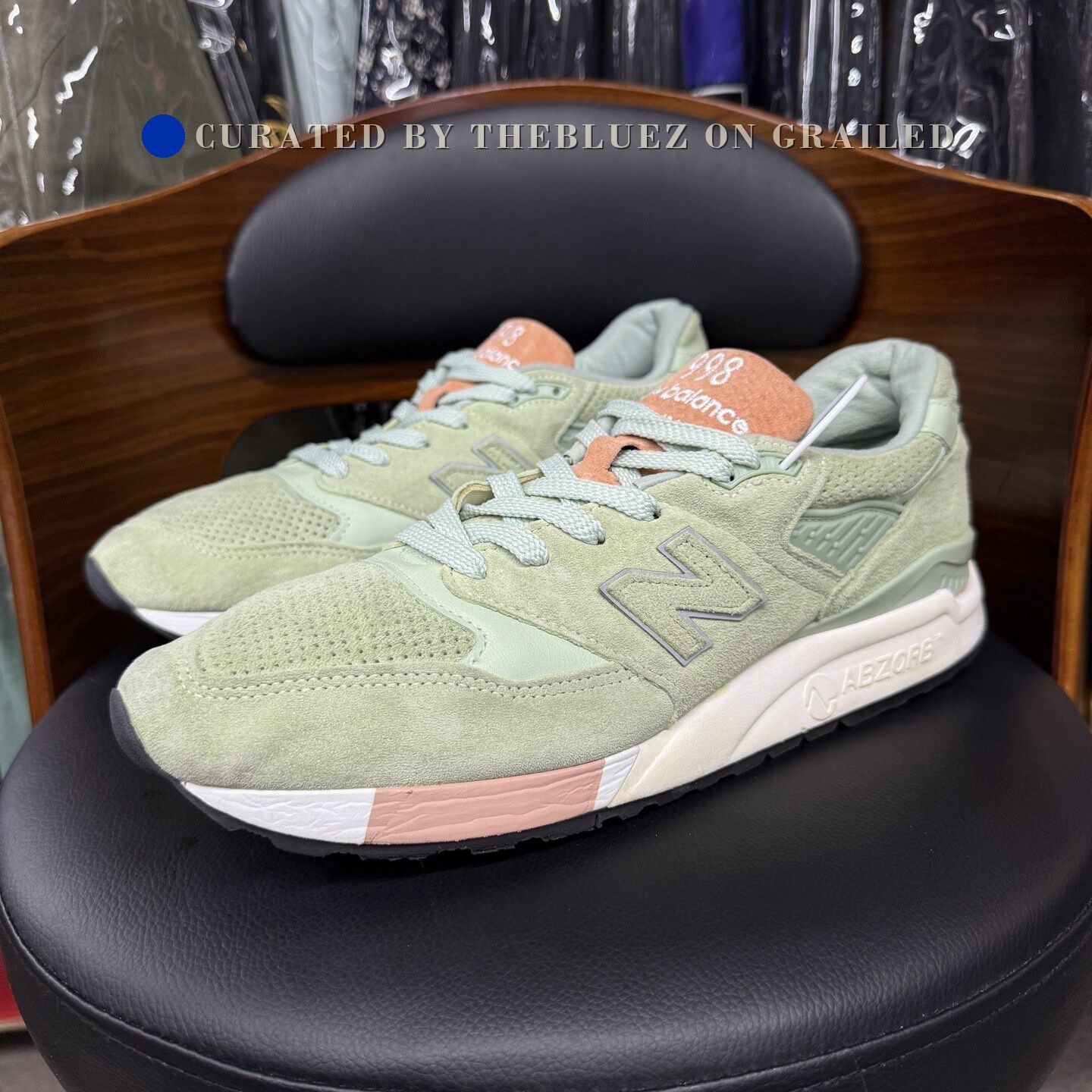 New Balance NB998 Concepts X Tannery Green Size US 12.5 / EU 45-46 - 1 Thumbnail
