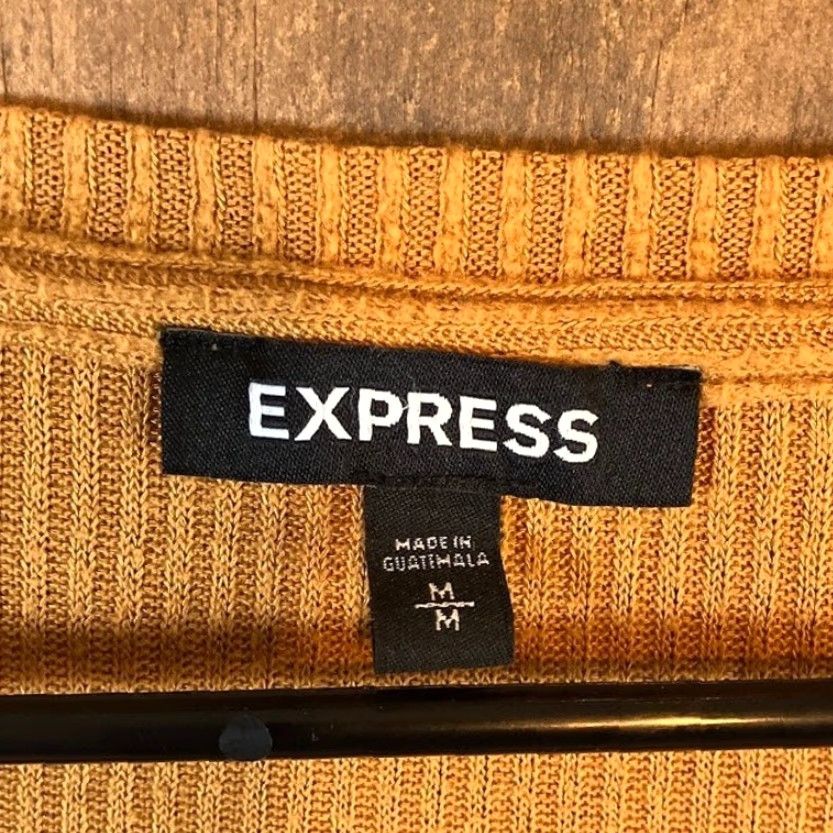 Express Express Sweater Yellow Dolman Long Sleeve Tunic Medium Womens Size M / US 6-8 / IT 42-44 - 6 Thumbnail