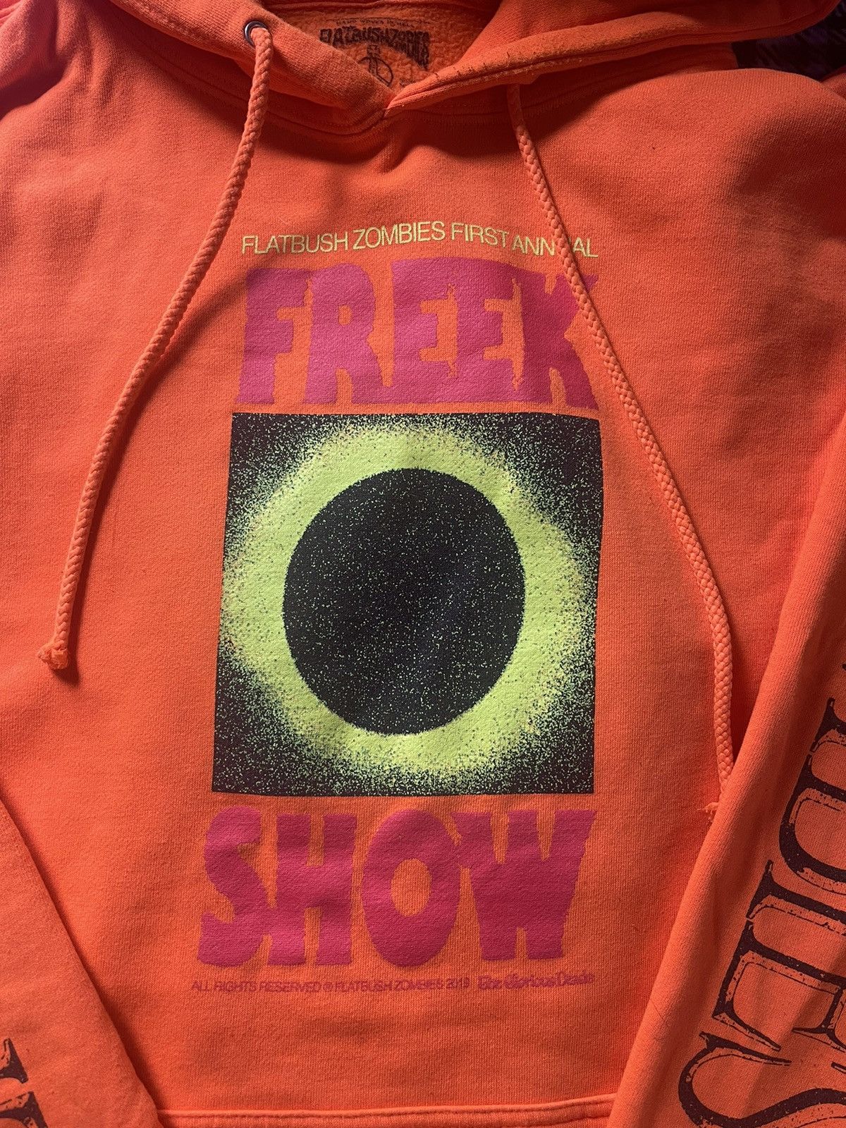 Flatbush Zombies *RARE* Flatbush Zombies 2019 FREEK SHOW Hoodie Size US XL / EU 56 / 4 - 2 Thumbnail