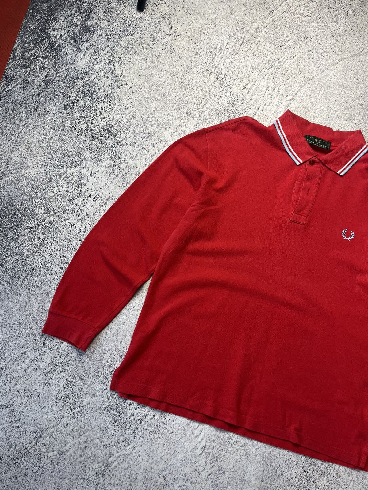 Fred Perry Vintage Fred Perry Longsleeve Polo Shirt Size US S / EU 44-46 / 1 - 4 Thumbnail