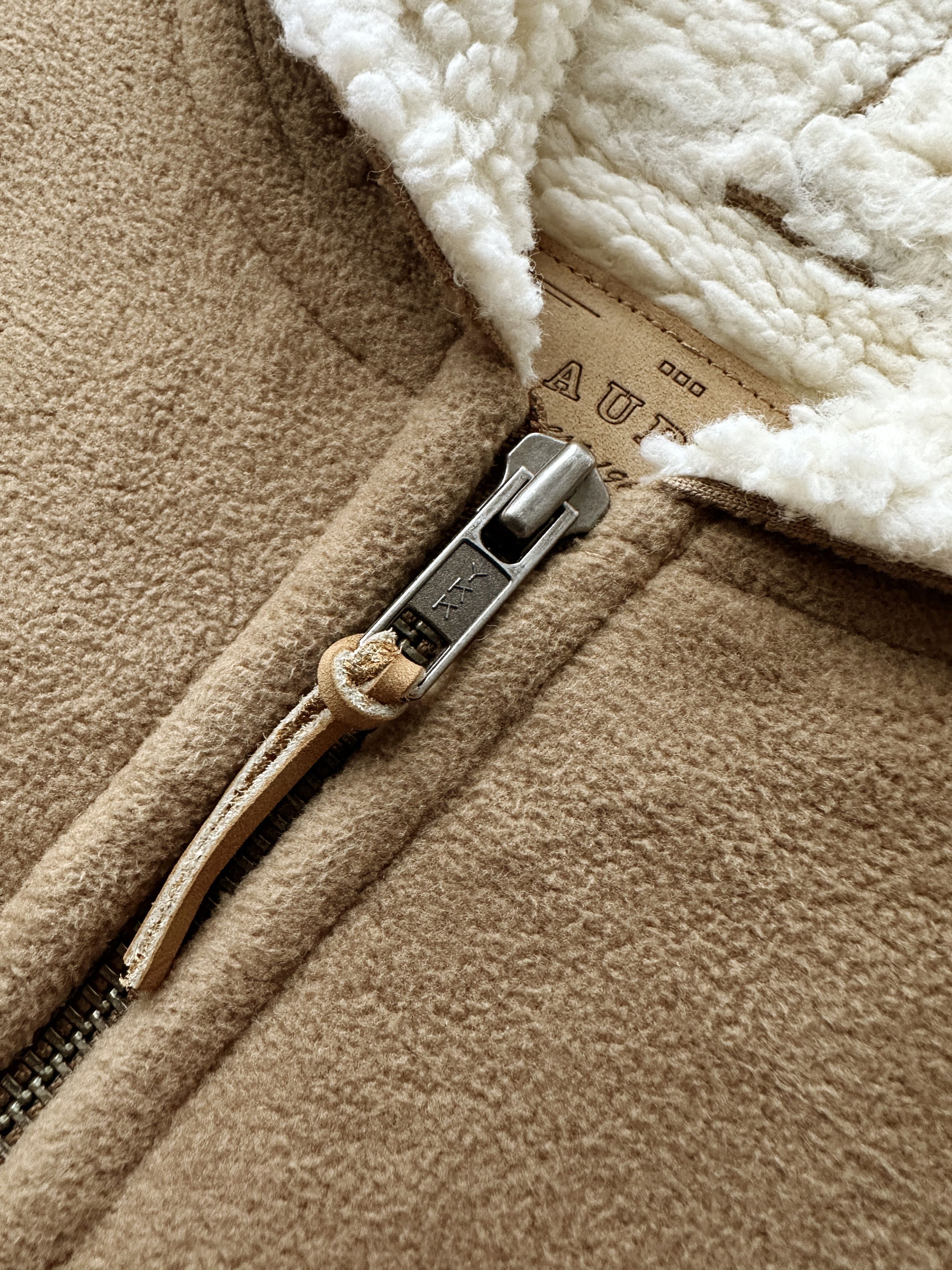Lauren Ralph Lauren Lauren Ralph Lauren camel hooded sherpa fleece vest Size S / US 4 / IT 40 - 3 Thumbnail