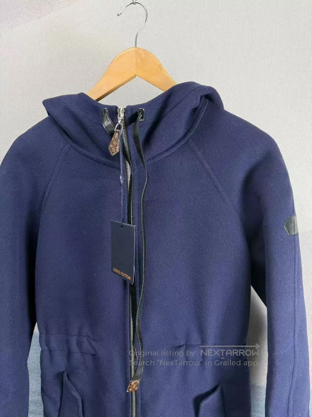 Louis Vuitton Louis Vuitton Blue Wool Coat Size 34. Size S / US 4 / IT 40 - 2 Thumbnail