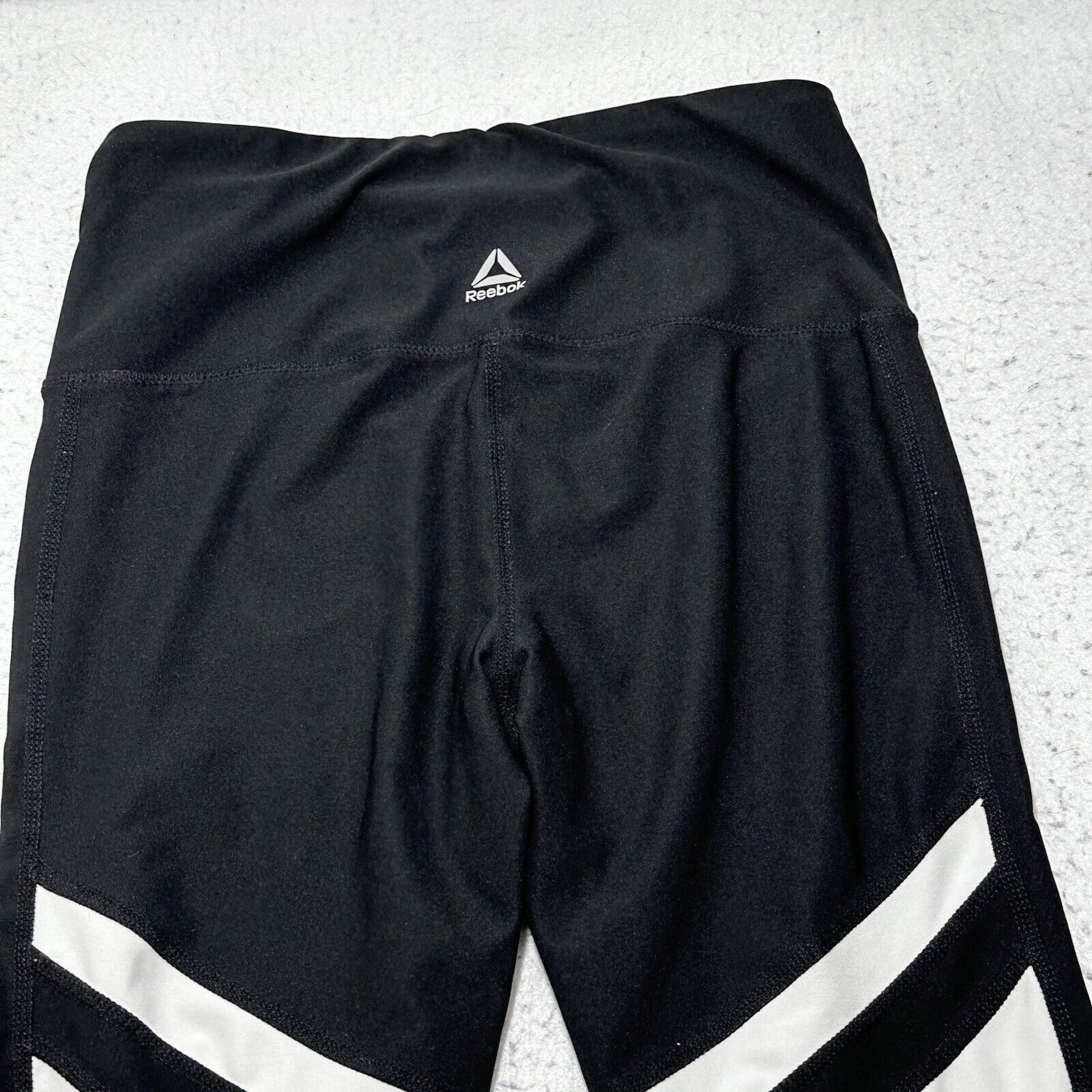 Reebok Reebok Small Black Purple Leggings Athletic Yoga Pants Size 28" / US 6 / IT 42 - 6 Thumbnail