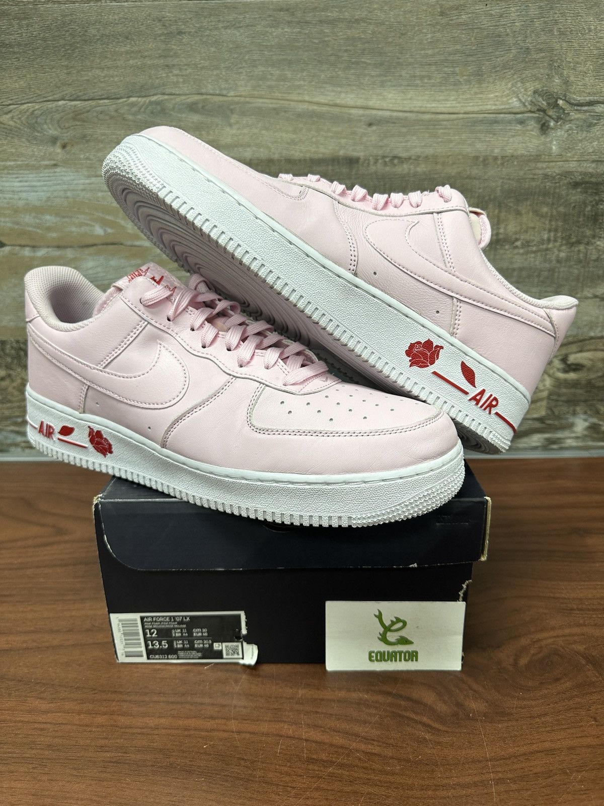 image of Nike Air Force 1 Low Rose Pink Size 12 Shoes, Men's