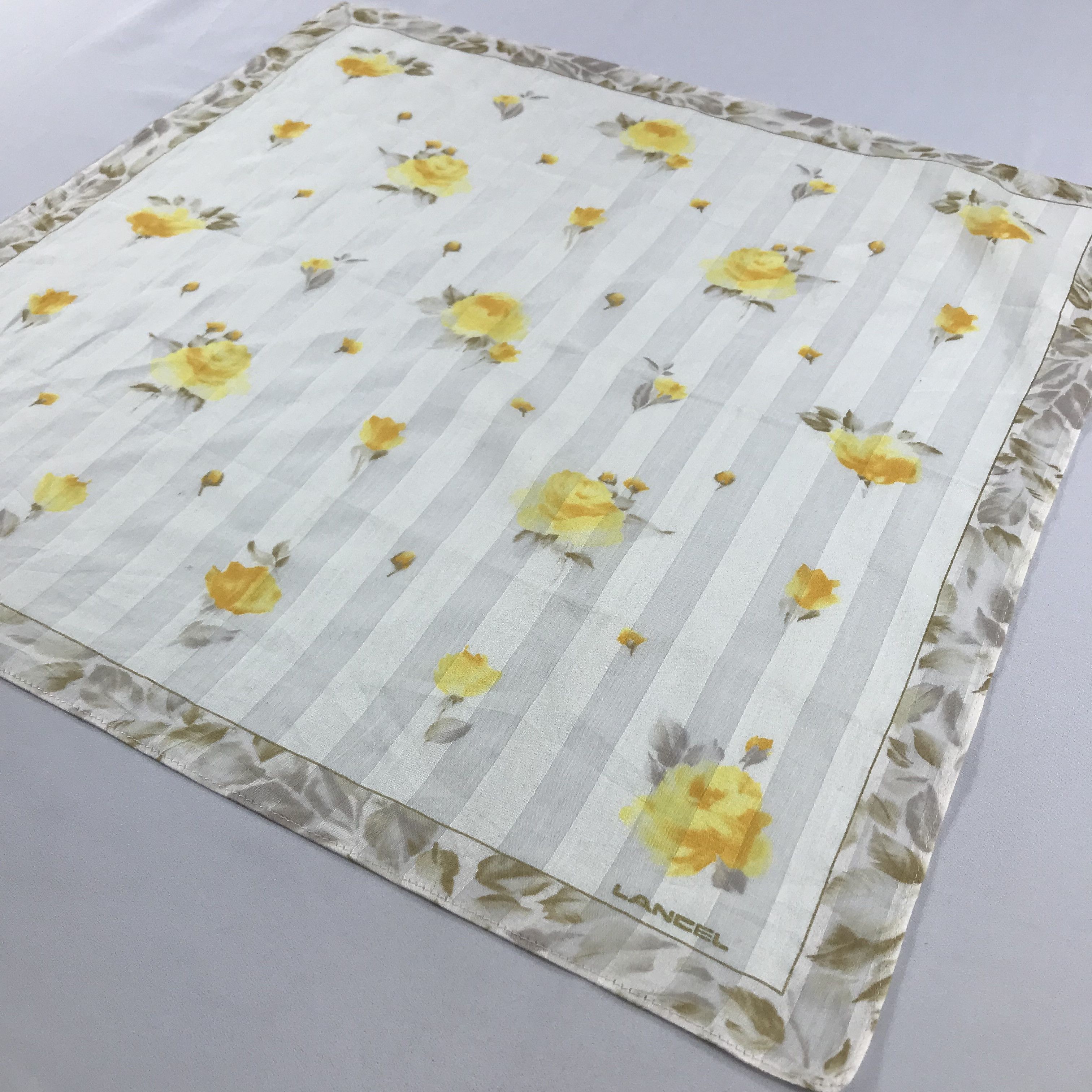 Lancel × Vintage Lancel Bandana / Handkerchief / Neckerchief - S2568 Size ONE SIZE - 2 Thumbnail