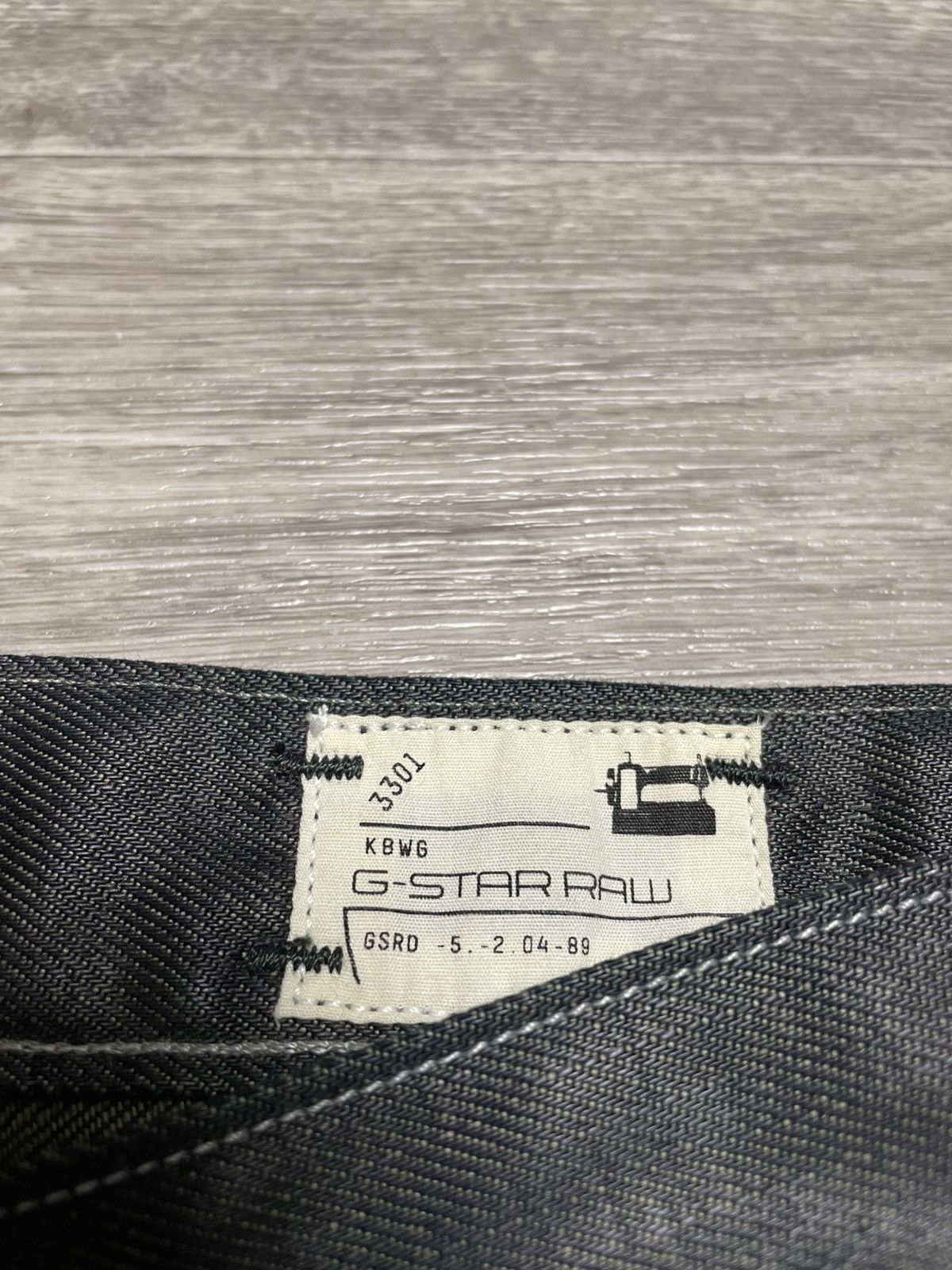 G-Star 32/32 Vintage G-Star Raw 3301 Straight Washed Denim Jeans Size US 32 / EU 48 - 14 Thumbnail