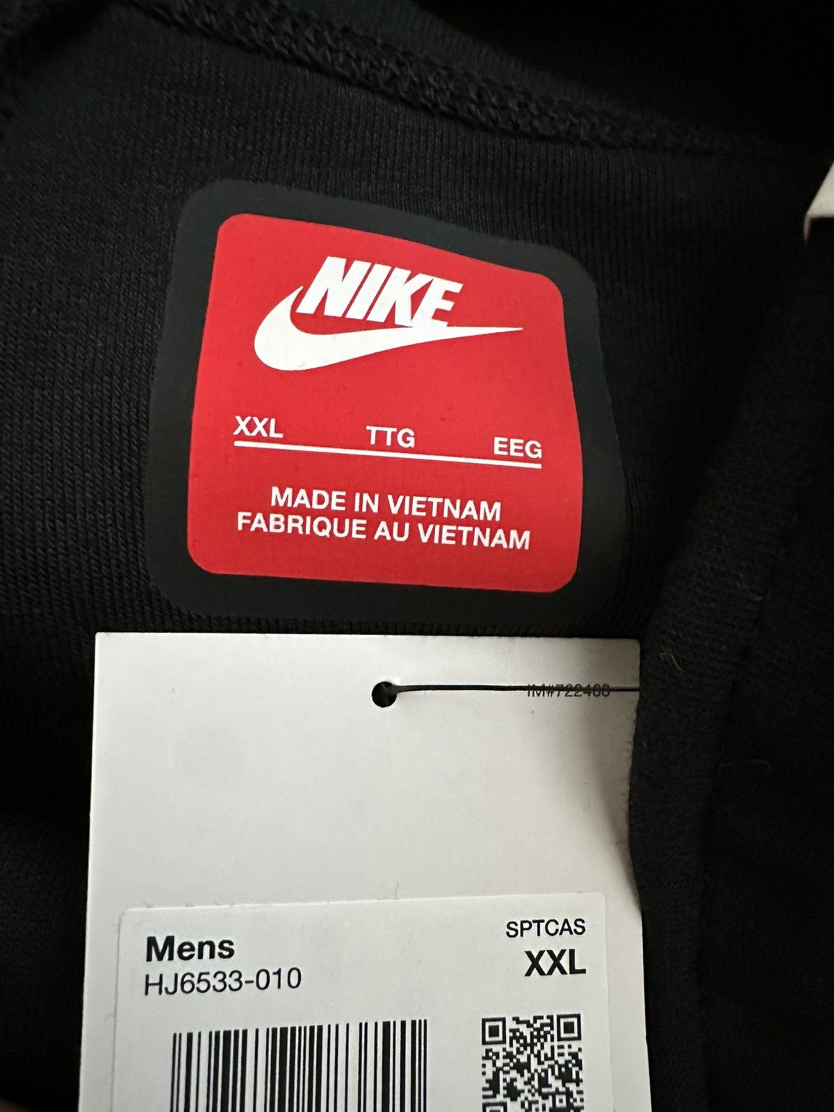 Nike Sportswear Tech Fleece Jogger Pants Athletic Black