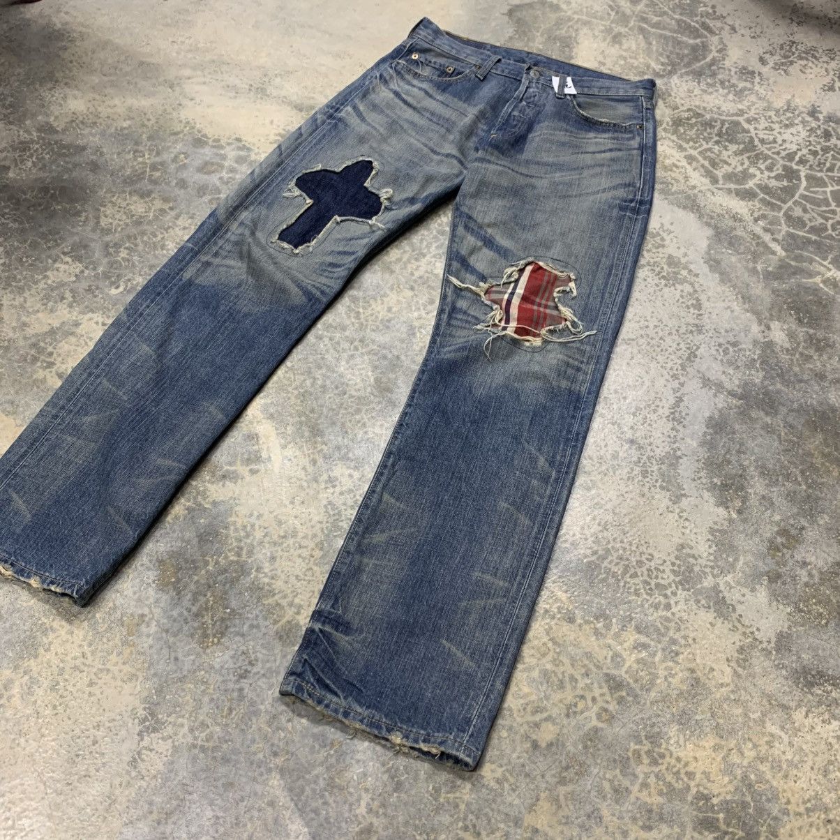 Levi's × Levi's Vintage Clothing × Vintage Vintage Levis 501 Jean nice faded custom denim Size US 30 / EU 46 - 3 Thumbnail