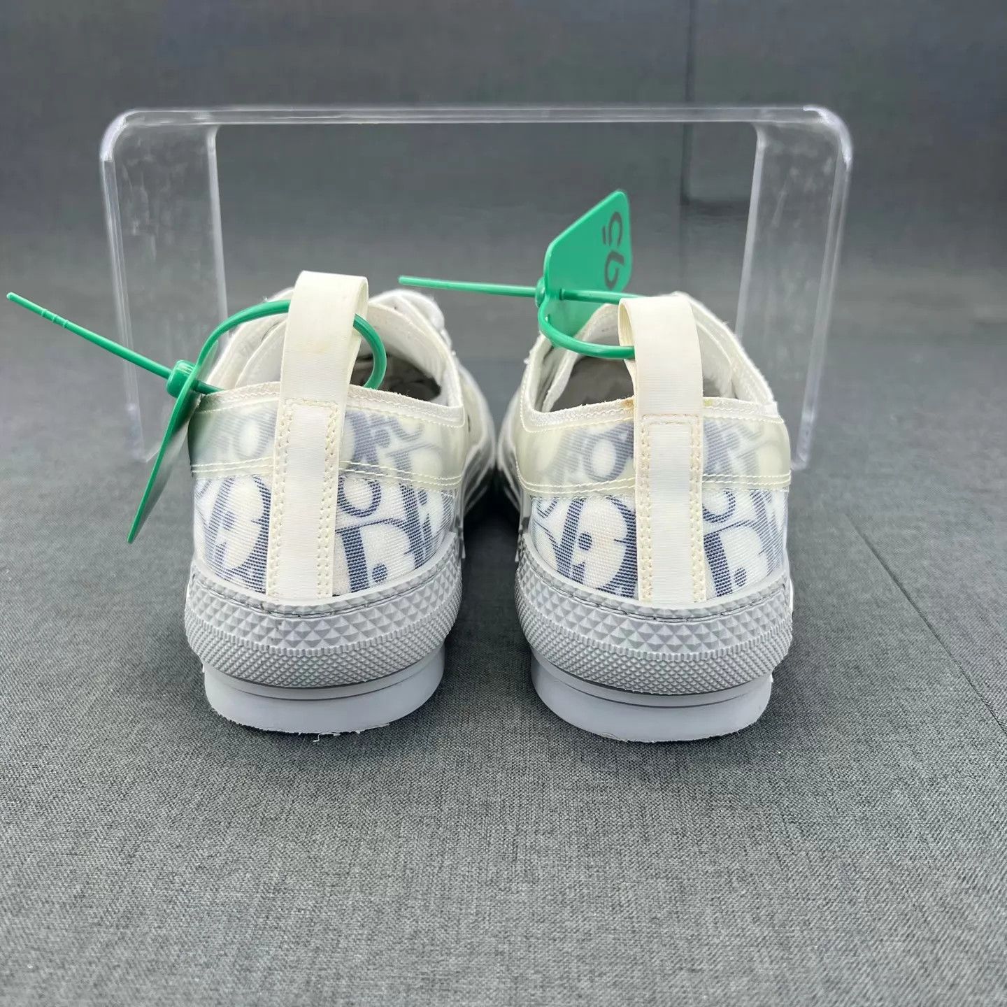 Dior Dior B23 White Blue Gray 36 Worn Once Size US 5.5 / IT 35.5 - 5 Thumbnail